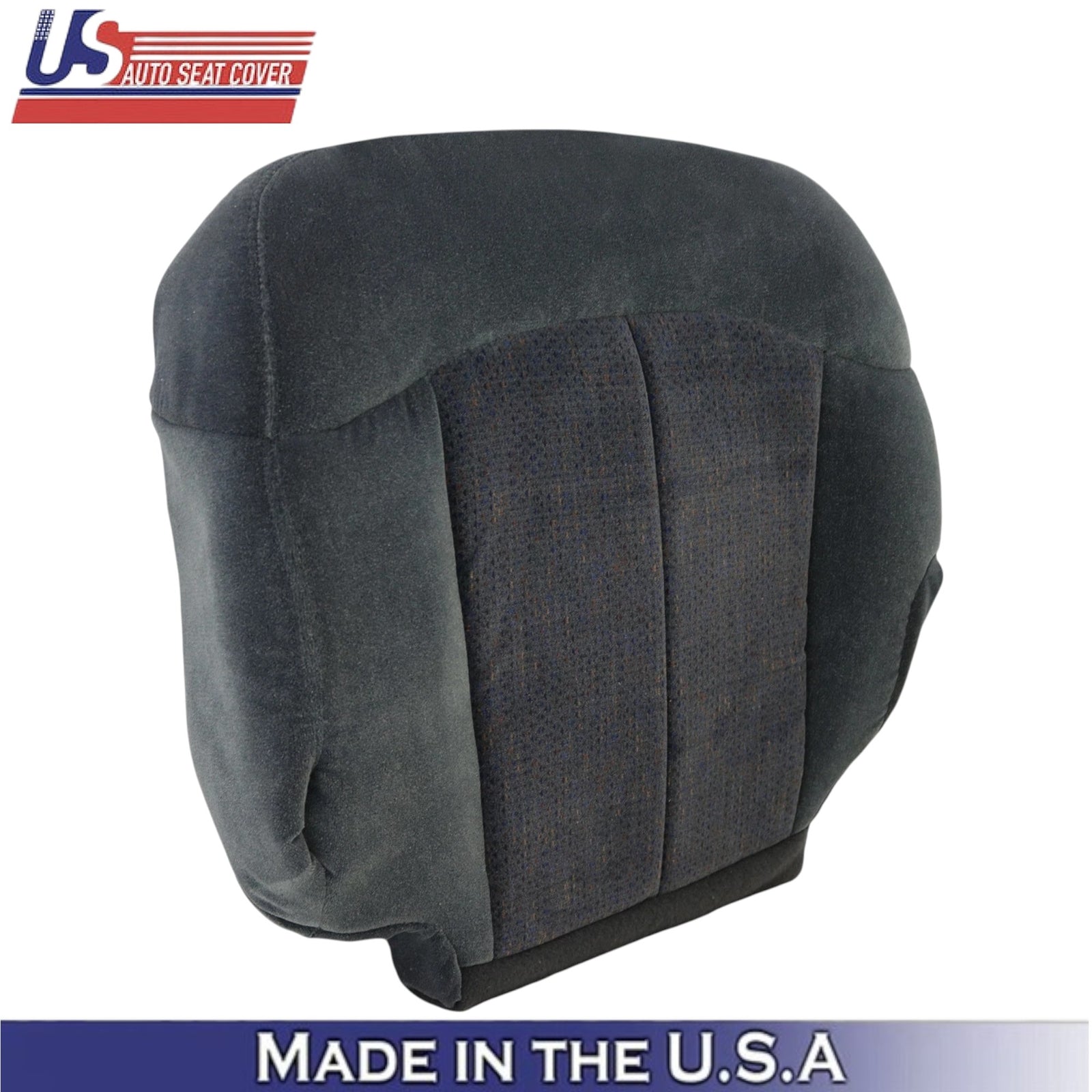 1999-2002 For Chevy Silverado 1500 2500 Cloth Driver Bottom Seat Cover Dk. Gray