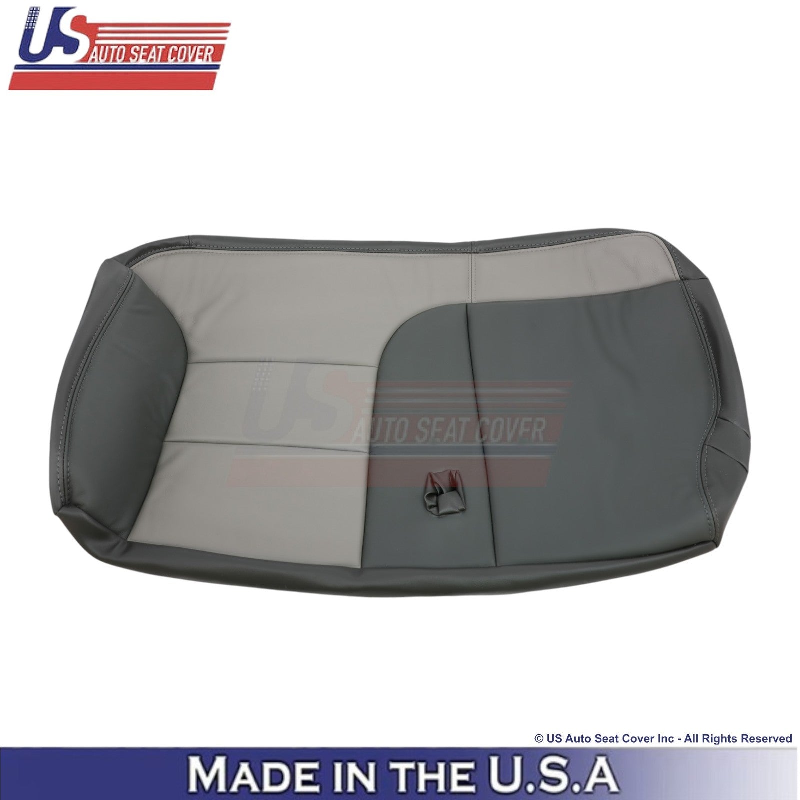 1999-2000 For Chevy Tahoe Genuine Leather Rear Driver Bottom Cover 2-Tone Gray