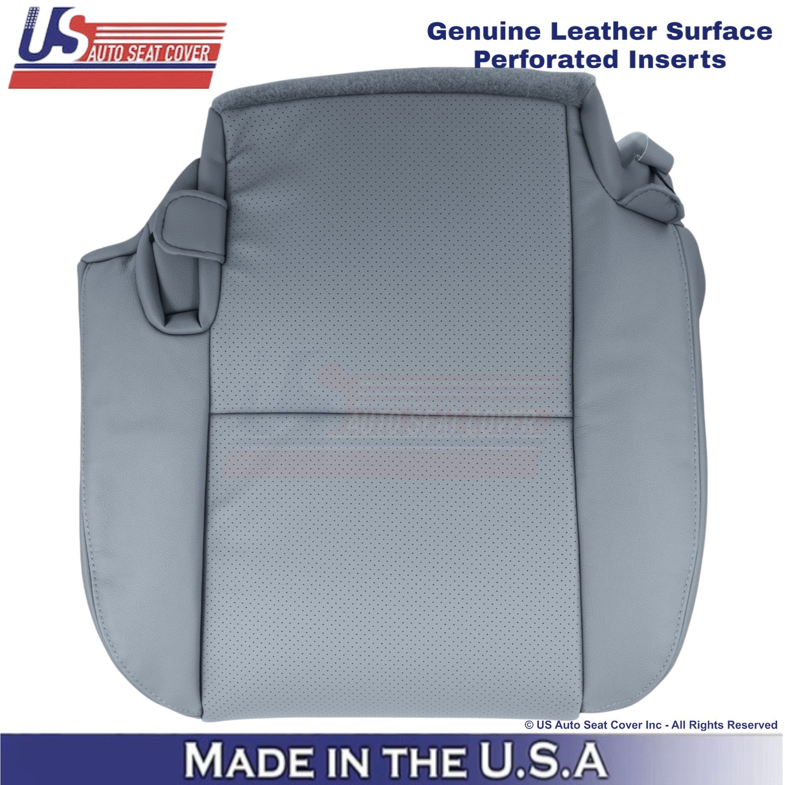 2007-2013 For Toyota Tundra Genuine Leather Perf Rear Left Bottom Cover Graphite