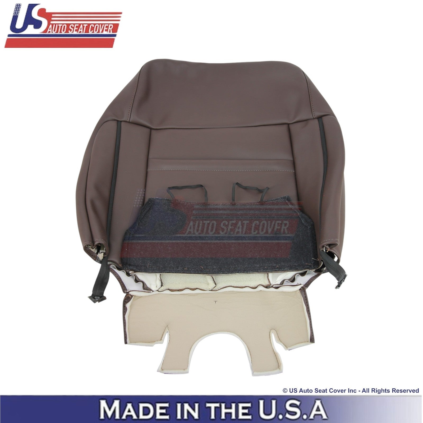 2015-2017 Fits Ford Expedition Platinum Genuine Leather Driver Side Covers Brown