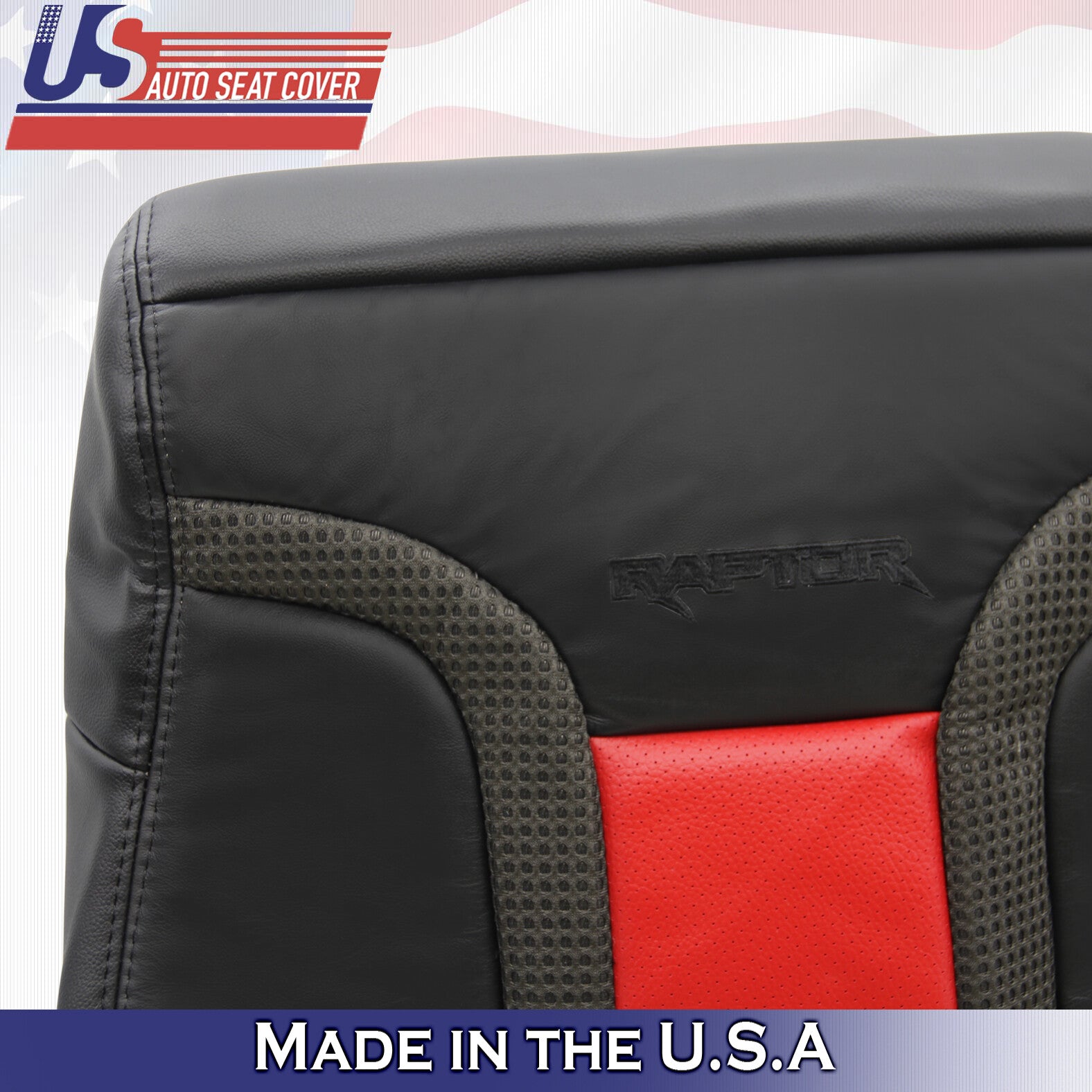 Driver & Passenger Leather Seat Covers 2010 2011 2012 2013 2014 Ford F150 Raptor