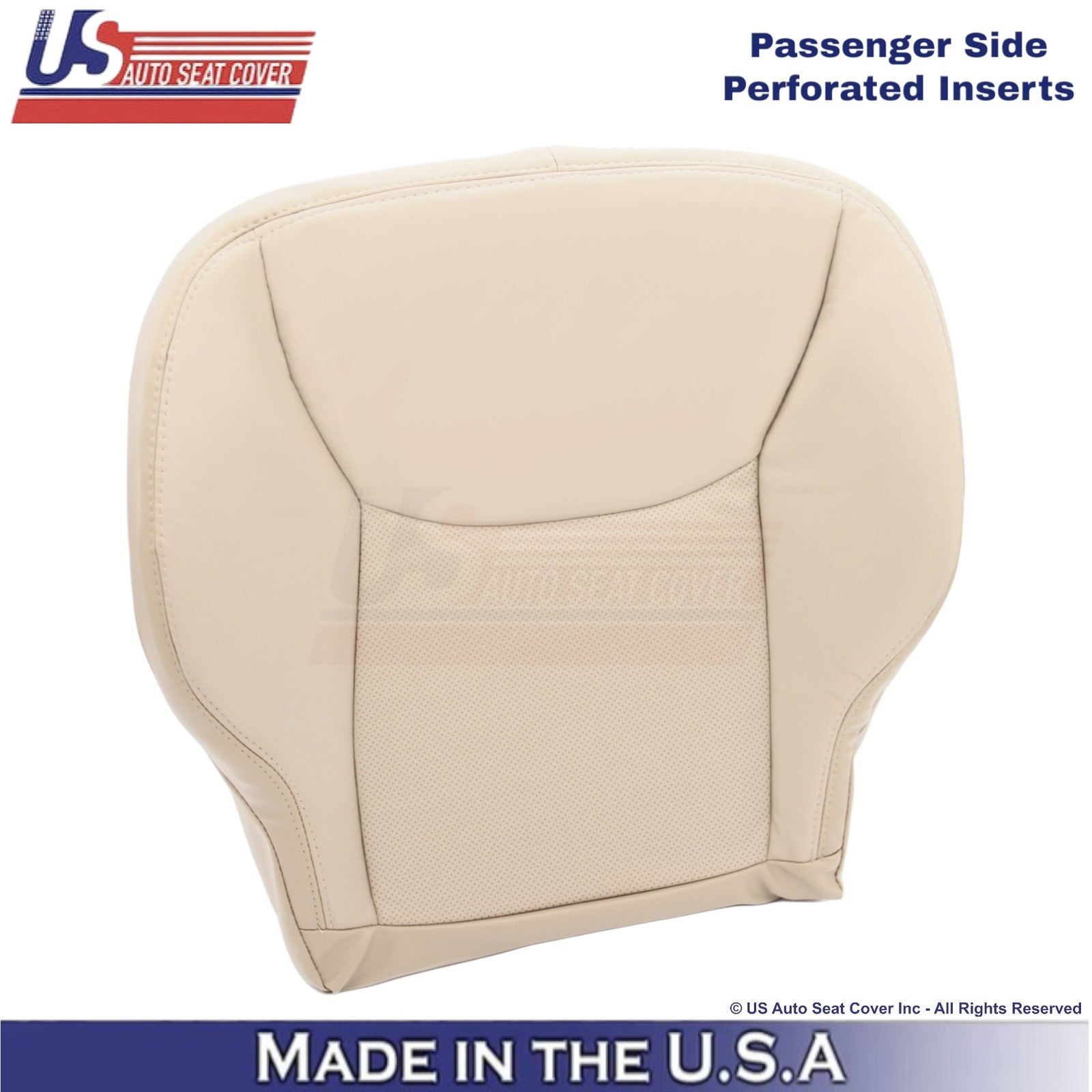 2003-2006 Fits Mercedes-Benz S Leather Half Perf. Passenger Bottom Cover Pebble