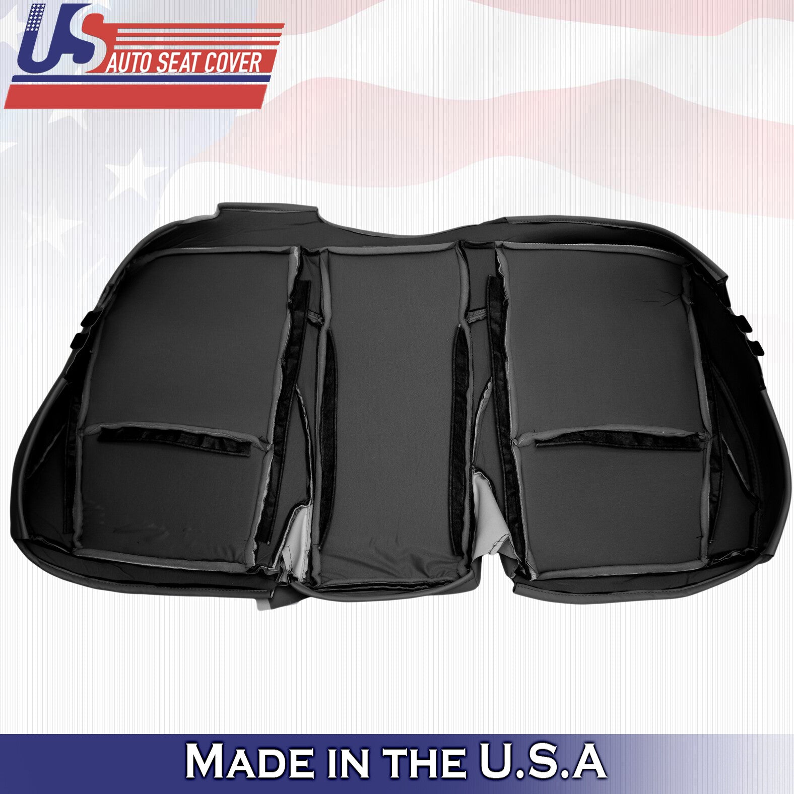 Fits 2007 - 2012 Lexus ES350 Rear Bench Bottom Perforated Leather Cover Black