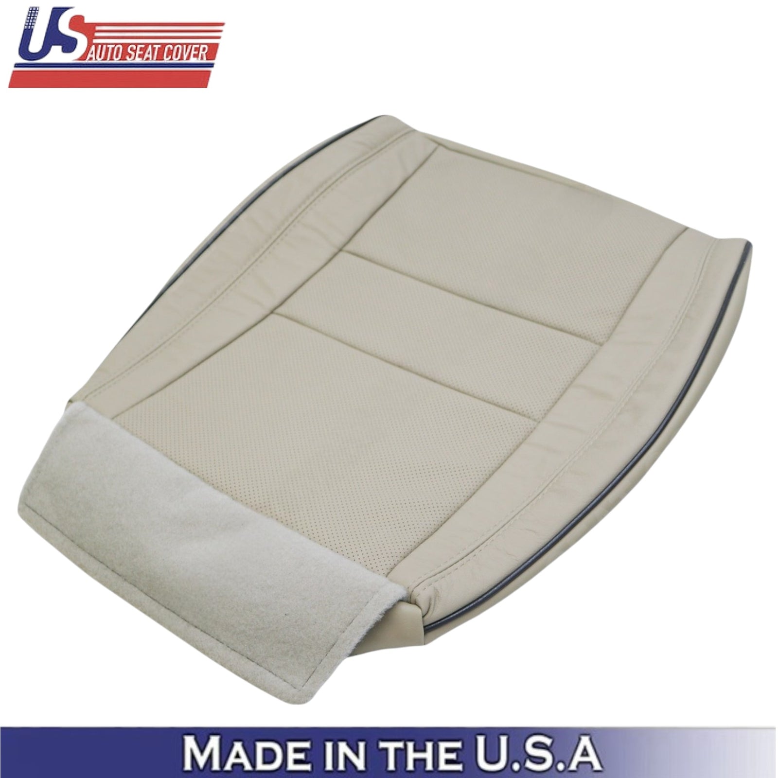 2011-2021 For Jeep Grand Cherokee Leatherette Driver Bottom Seat Cover Tan