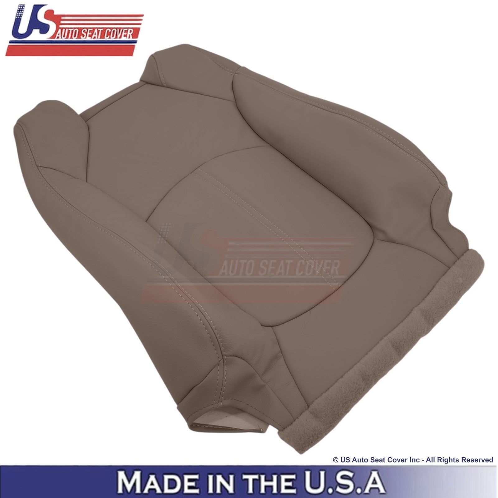 2013-2016 Fits GMC Acadia Genuine Leather Passenger Side Covers Dark Cashmere