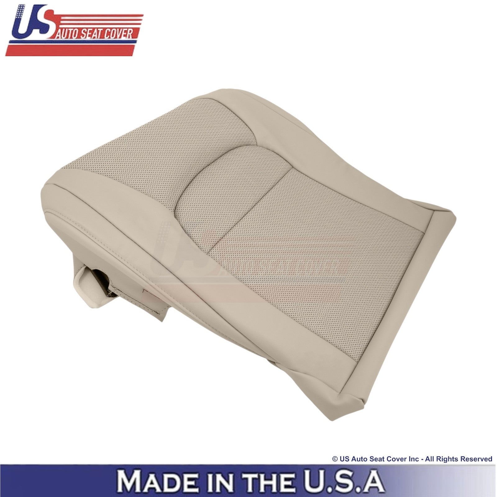 2008-2021 For Toyota Land Cruiser Leatherette Perf. Front Bottom Covers Sand