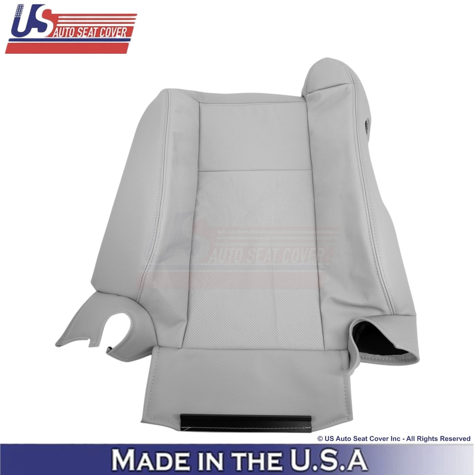 2003-2007 Fits Cadillac CTS Leather Front OEM Replacement Seat Covers Gray