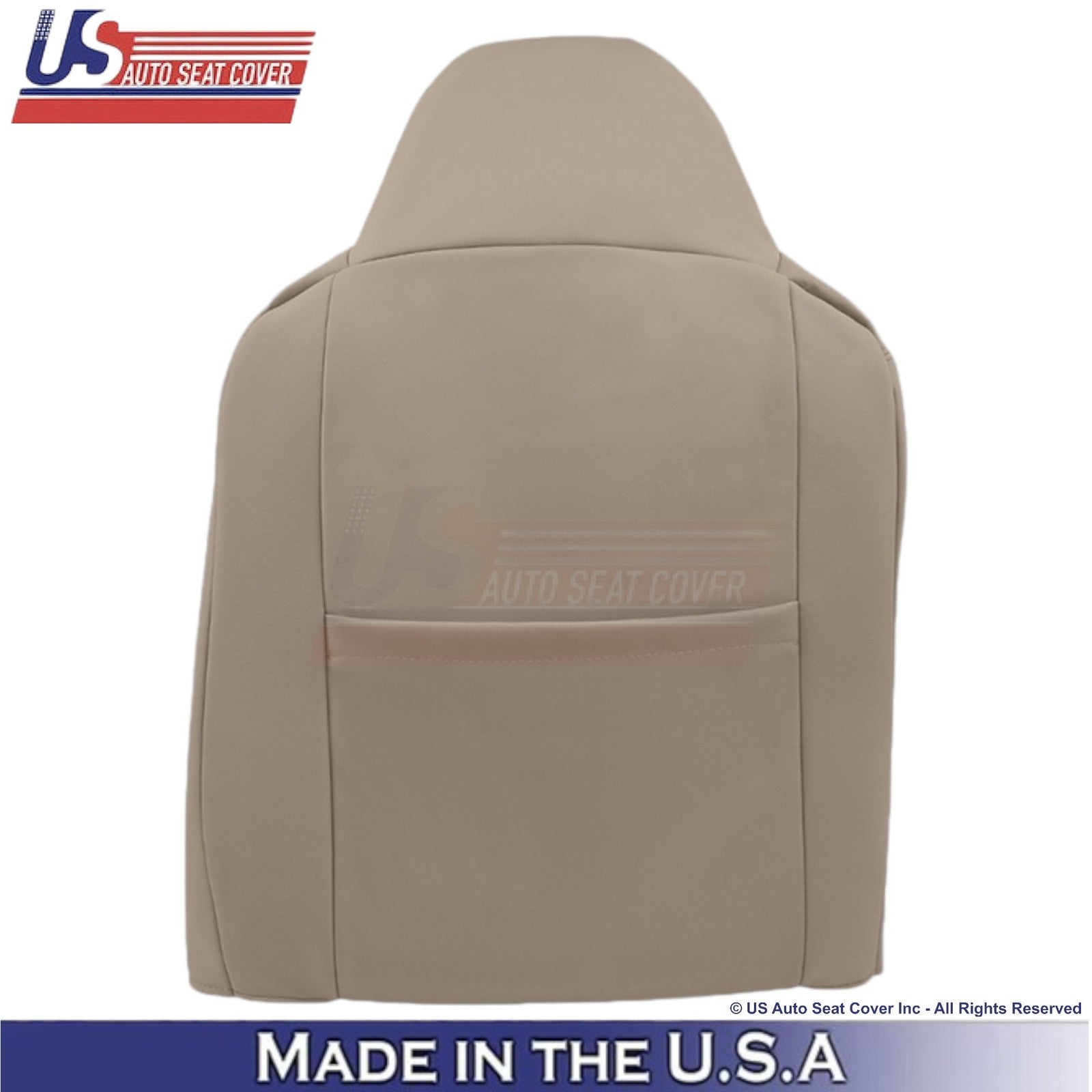 2003-2004 Fits Ford F250 F350 Lariat Leather Front OEM Replacement Covers Tan