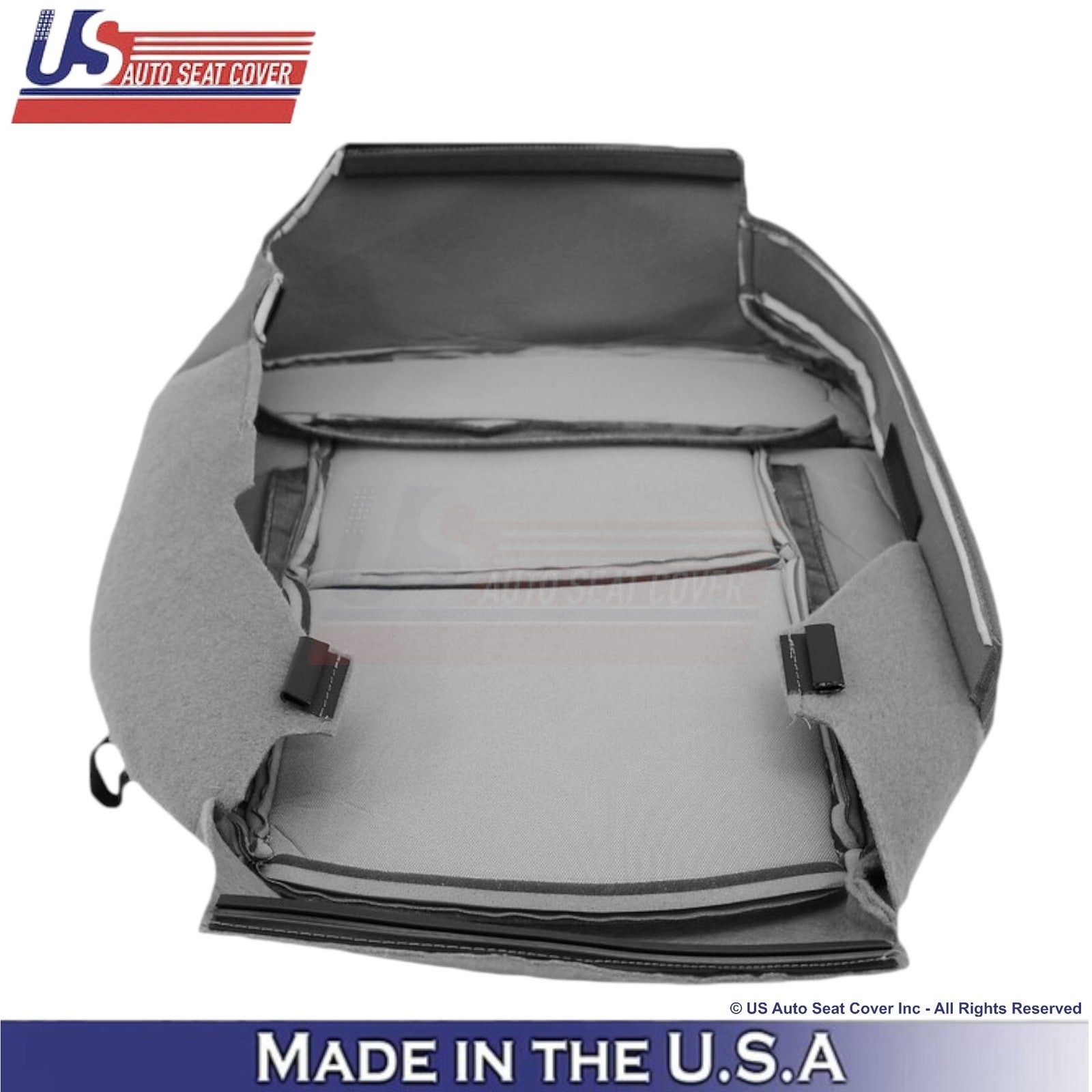 2002-2003 Fits Ford F250 F350 Lariat Leatherette Perf Driver Side Covers Gray
