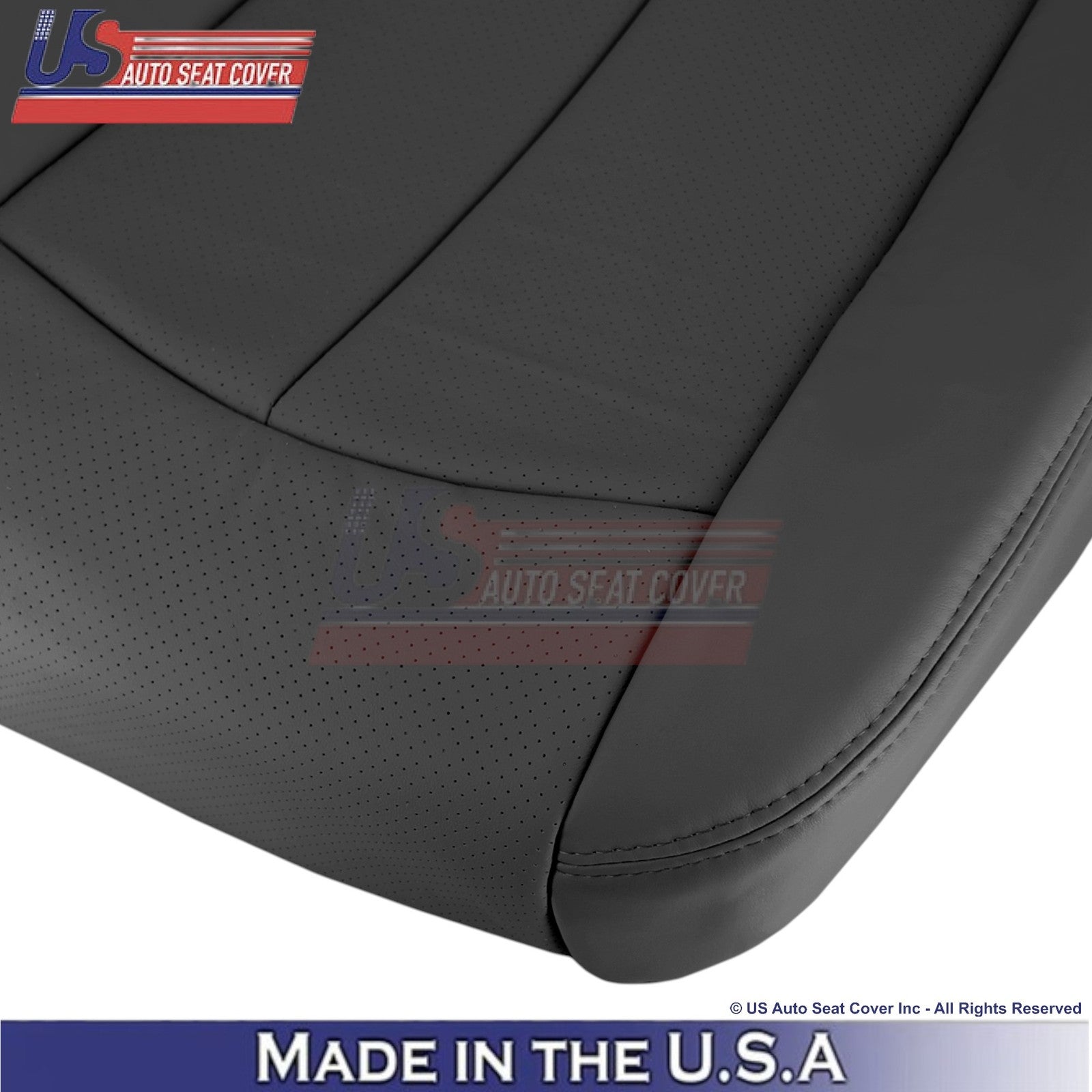 2009-2013 For Infiniti G37 Genuine Leather Front Bottom Seat Covers Graphite