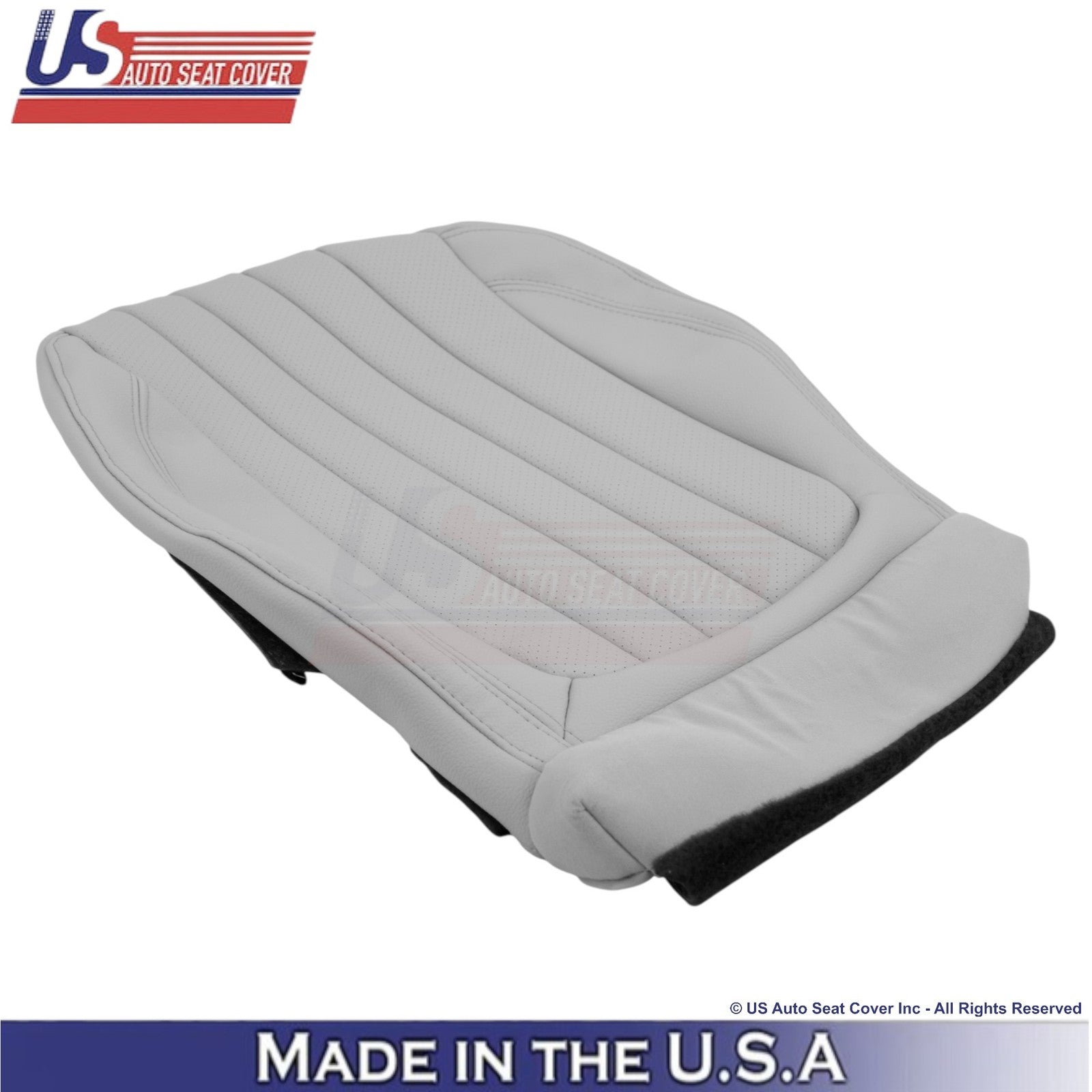 2021-2023 For Mercedes Benz E-Class Leatherette Front Passenger Seat Covers Gray