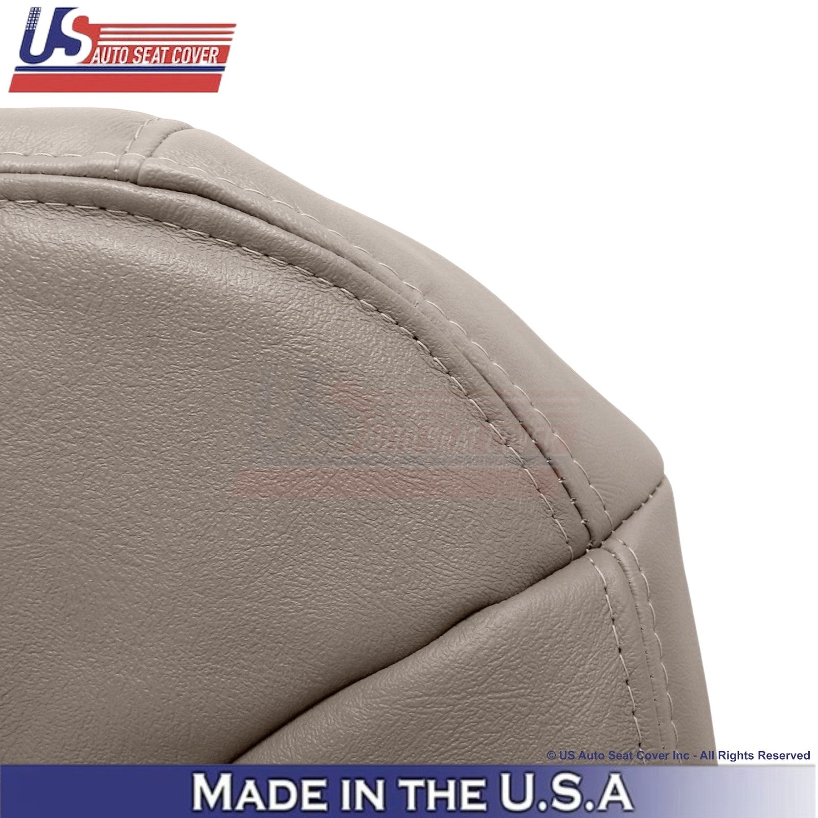 1995-1999 For Chevy Suburban Genuine Leather Driver Side Seat Covers Med Neutral