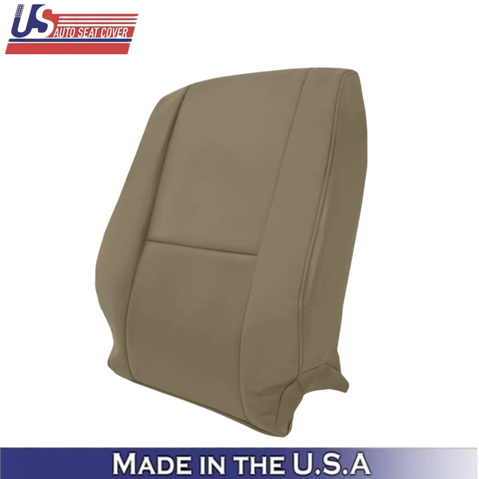 2005-2007 For Toyota Sequoia Leatherette Passenger Side Seat Covers Oak Tan