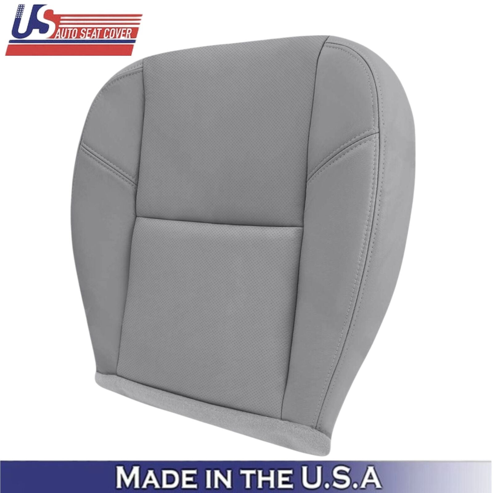 2012-2014 For Chevy Silverado Leatherette Front Bottom Covers Light Titanium
