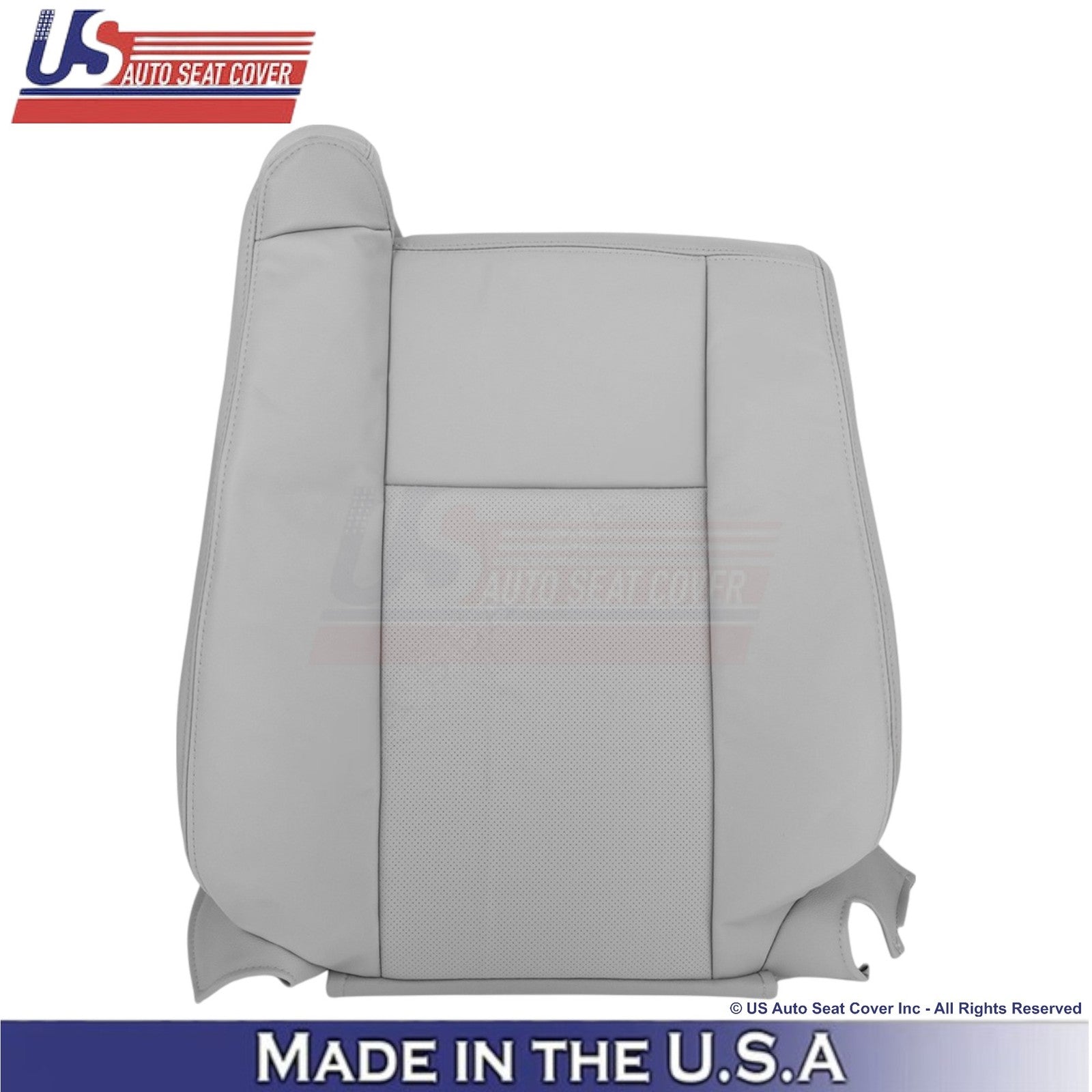 2003-2007 For Cadillac CTS Leather Passenger Top/Bottom Replacement Covers Gray