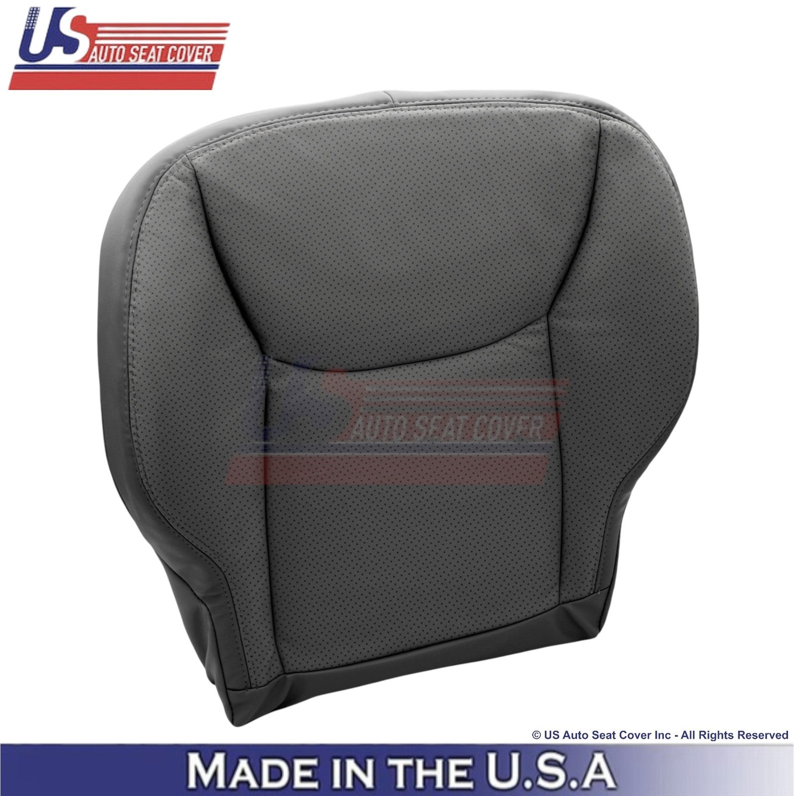 2000-2006 Fits Mercedes-Benz S Leatherette Perf. Passenger Bottom Cover Charcoal