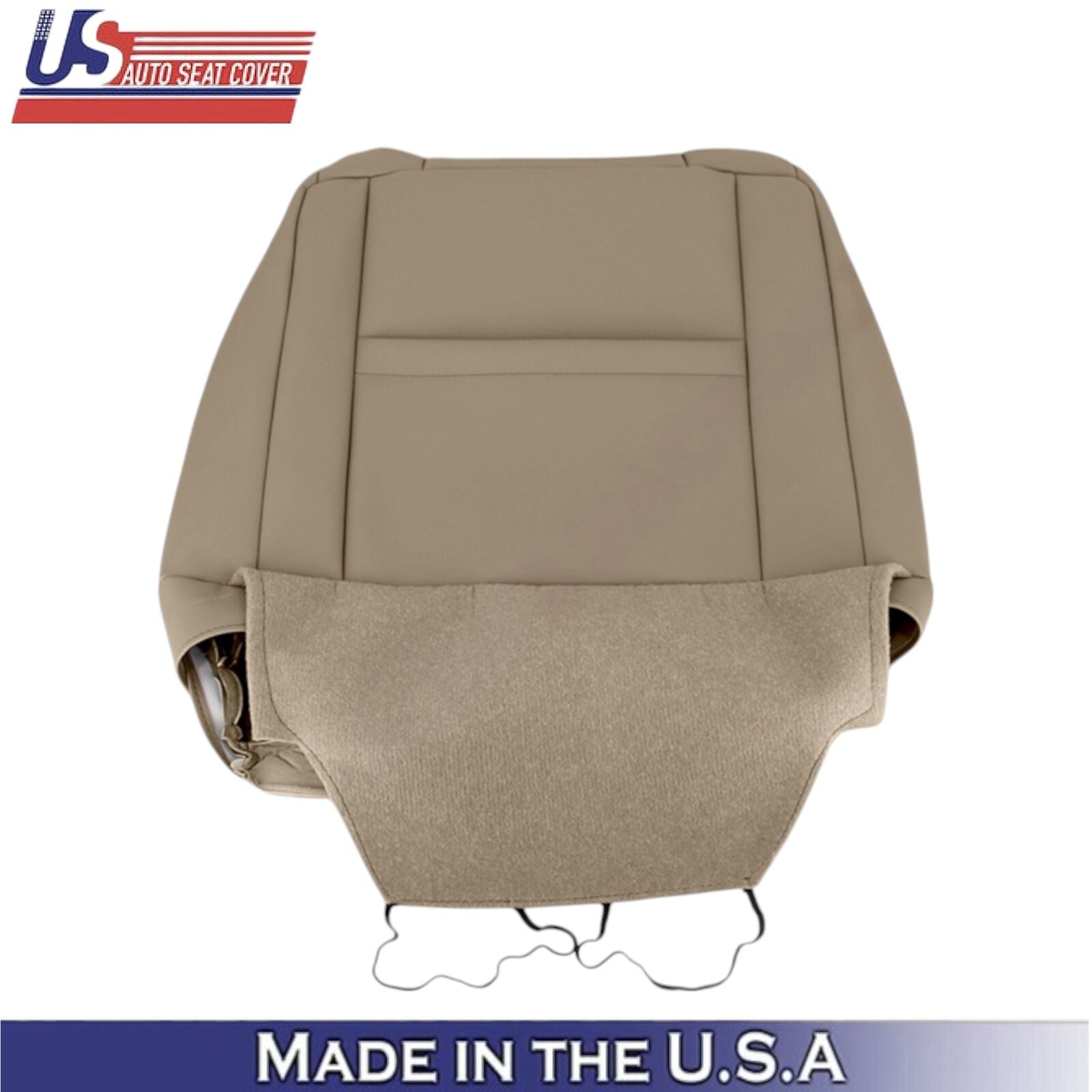 2009-2012 For Dodge Ram 1500 2500 Laramie Leatherette Passenger Side Covers Tan