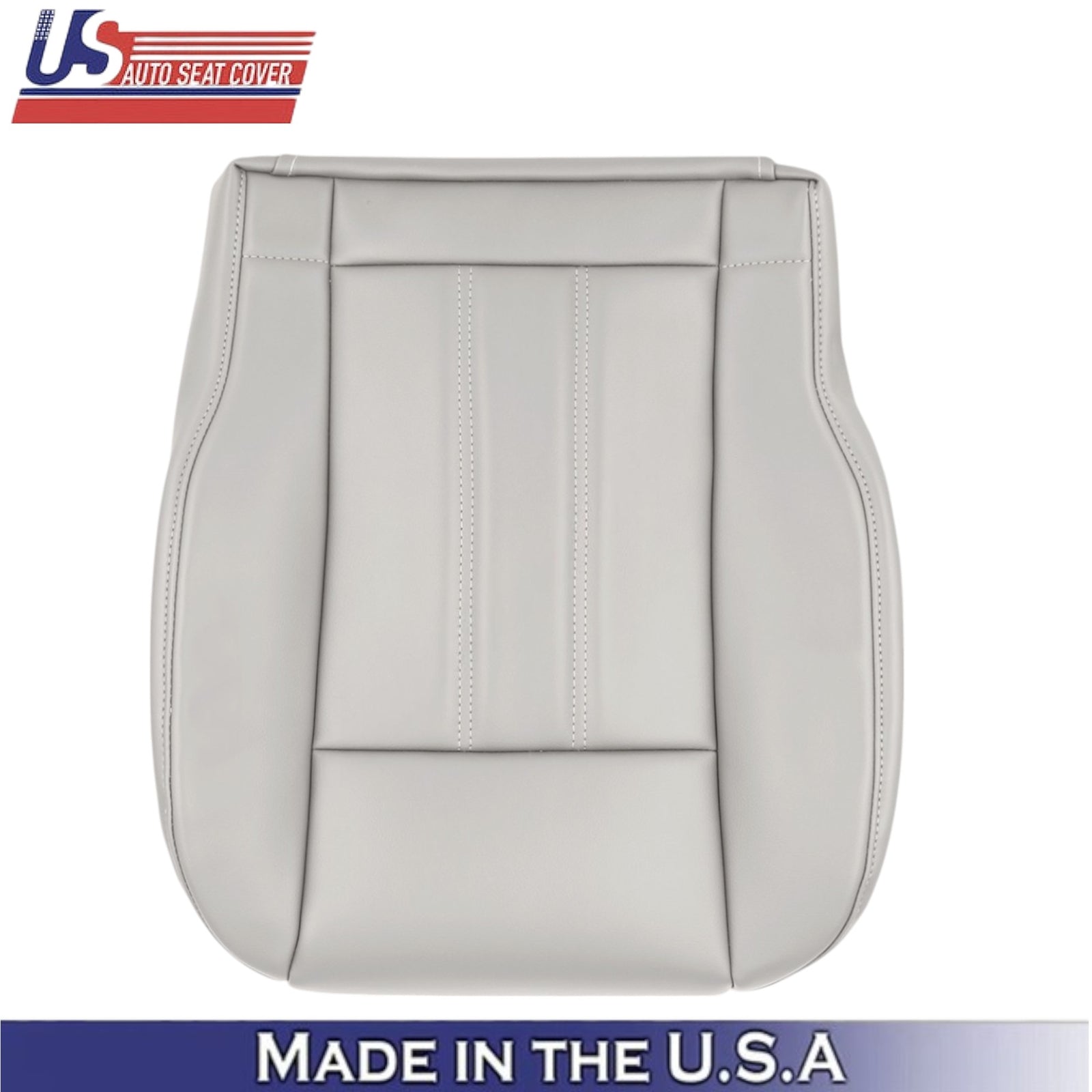 2008-2016 For Chrysler Town & Country Leatherette Front Seat Covers Light Shale