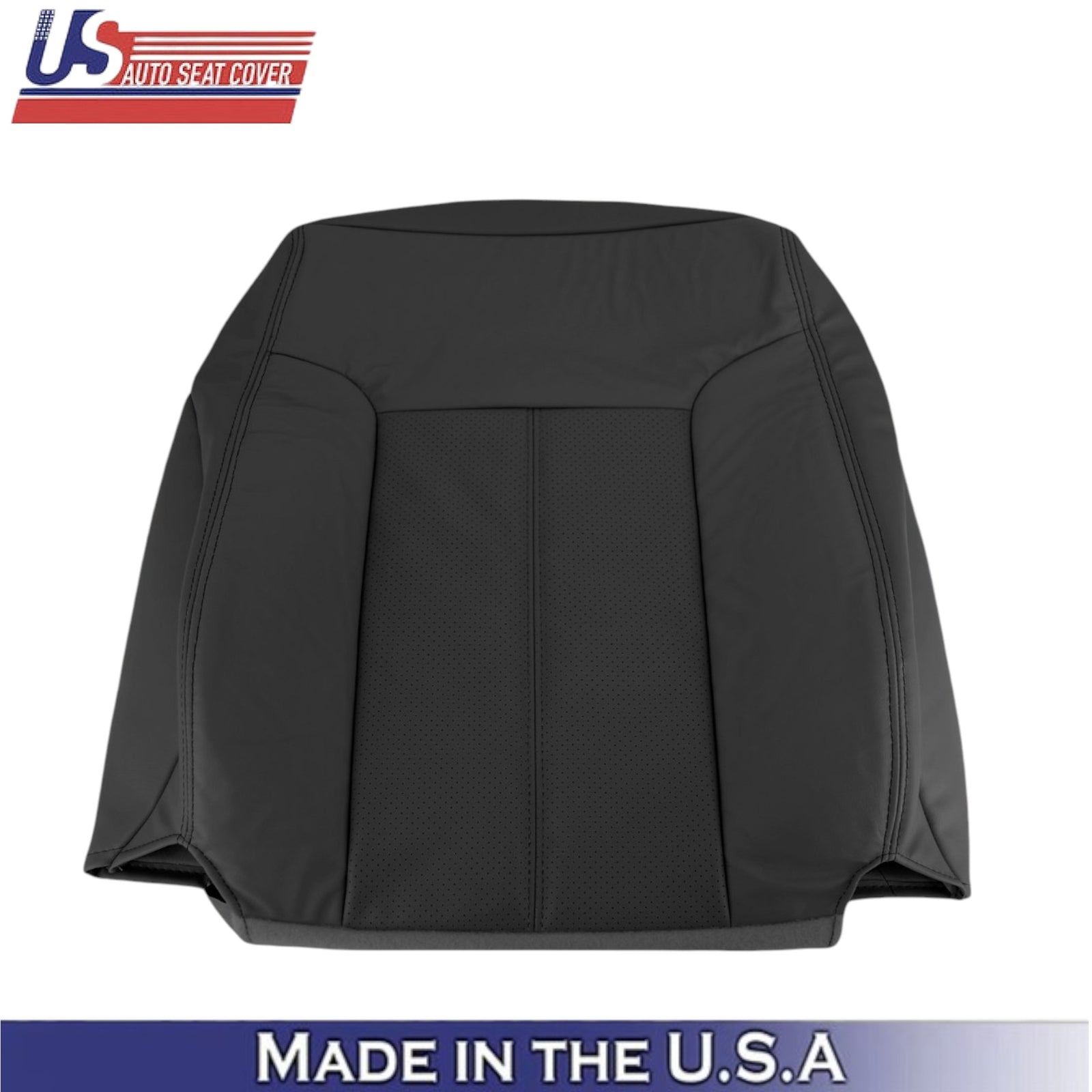 2011-2016 For Ford F250 F350 XL Leatherette Passenger Side Seat Covers Black