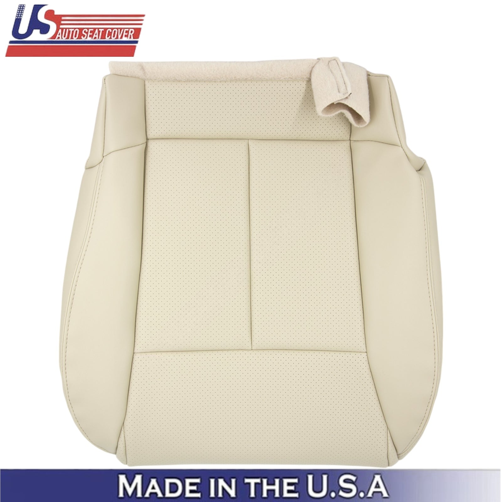 2006-2010 for Infiniti M45 M35 Sedan Front Seat Covers Genuine Leather Wheat Tan