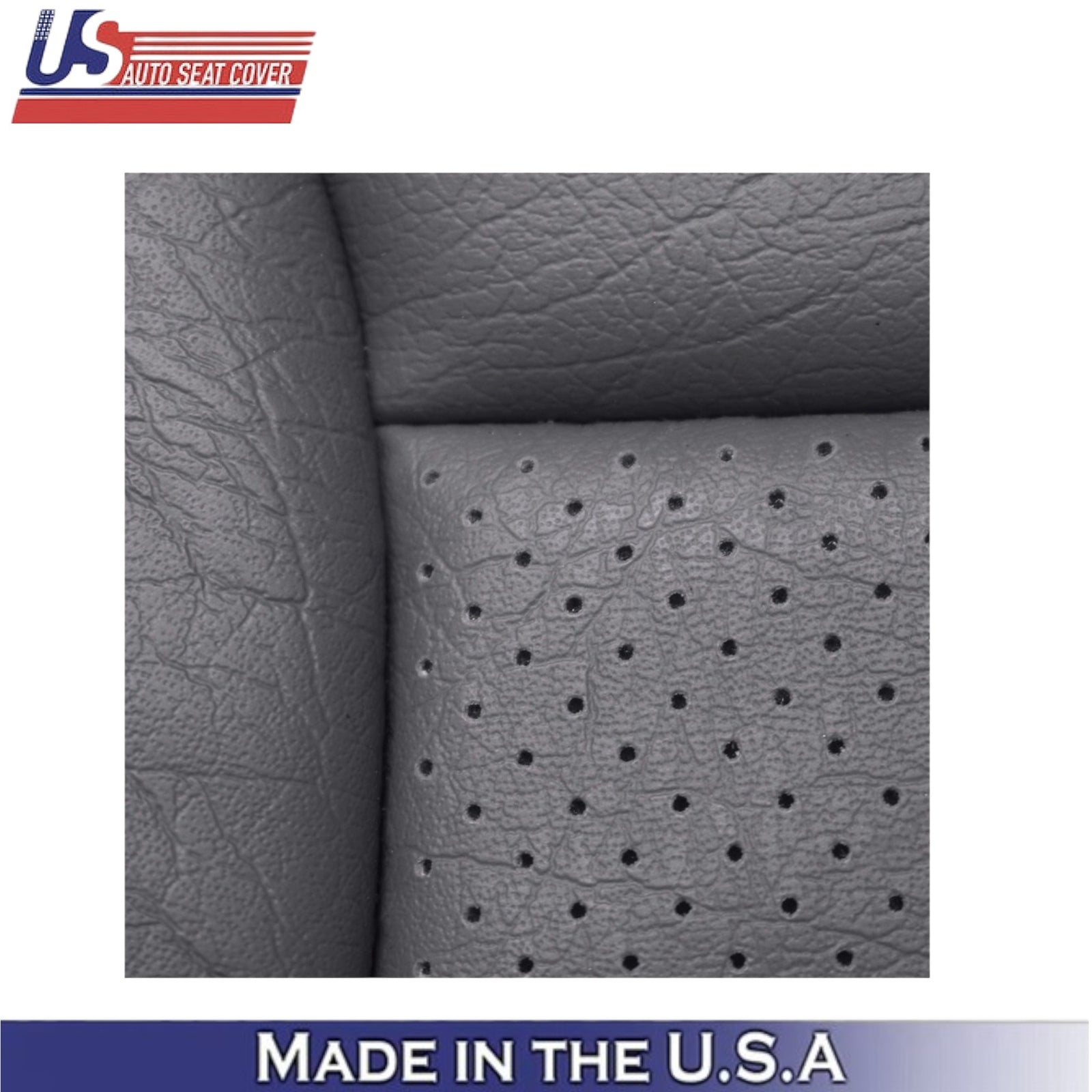 1992-1996 For Ford Bronco Eddie Bauer Leatherette Passenger Side Covers Gray