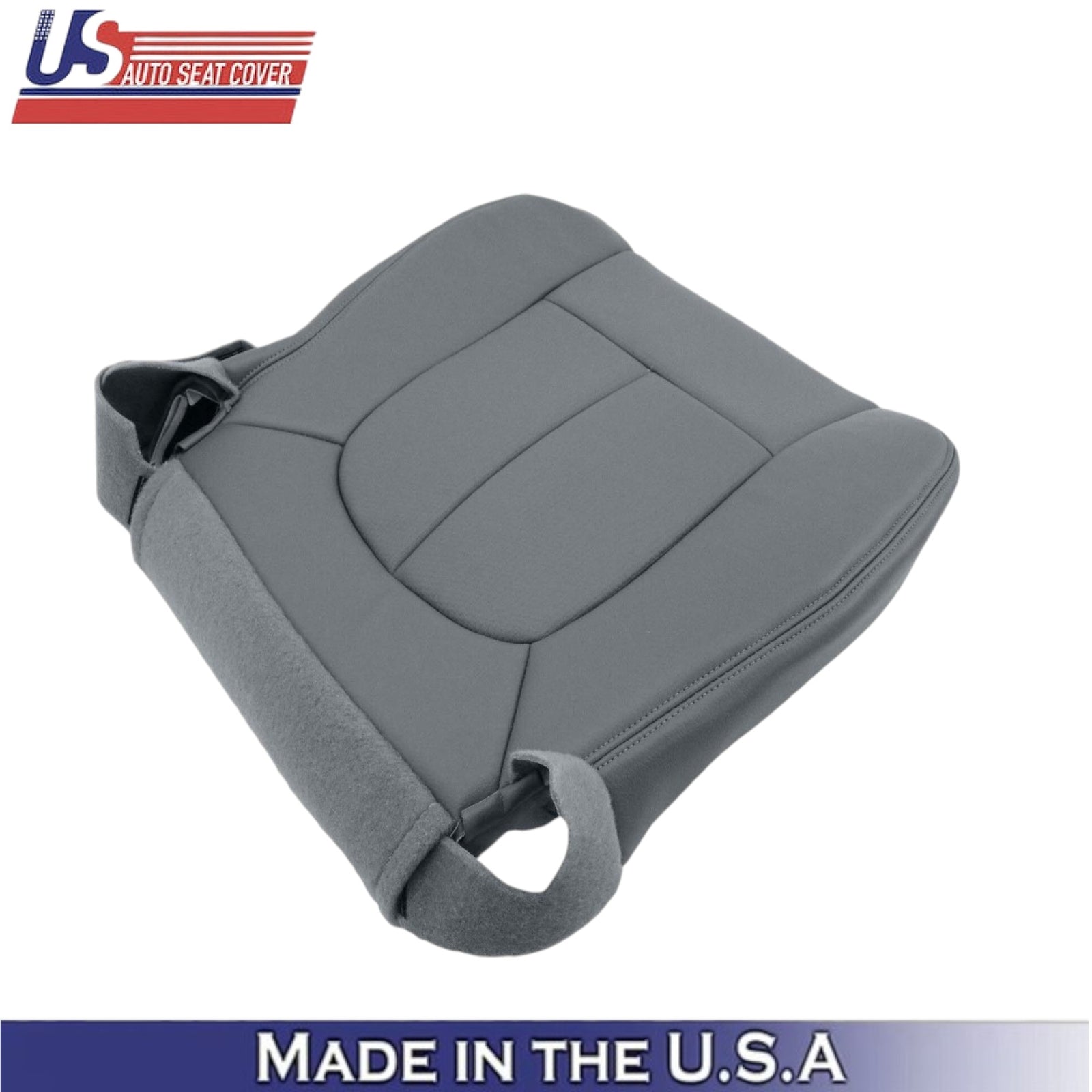 2011-2016 For Ford F250 F350 XL Work Truck Leatherette Front Bottom Covers Gray
