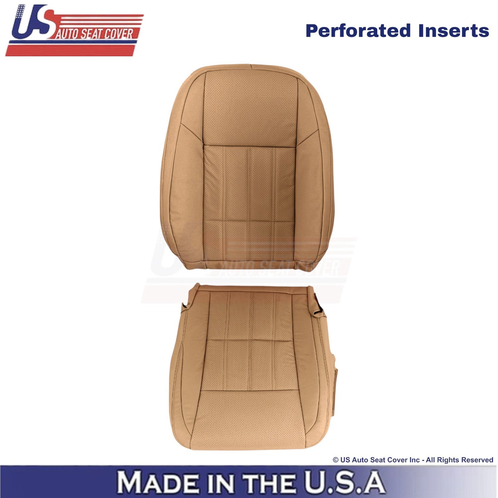 2016-2018 Fits Lexus ES 350 Leatherette Driver Side Replacement Covers Flaxen