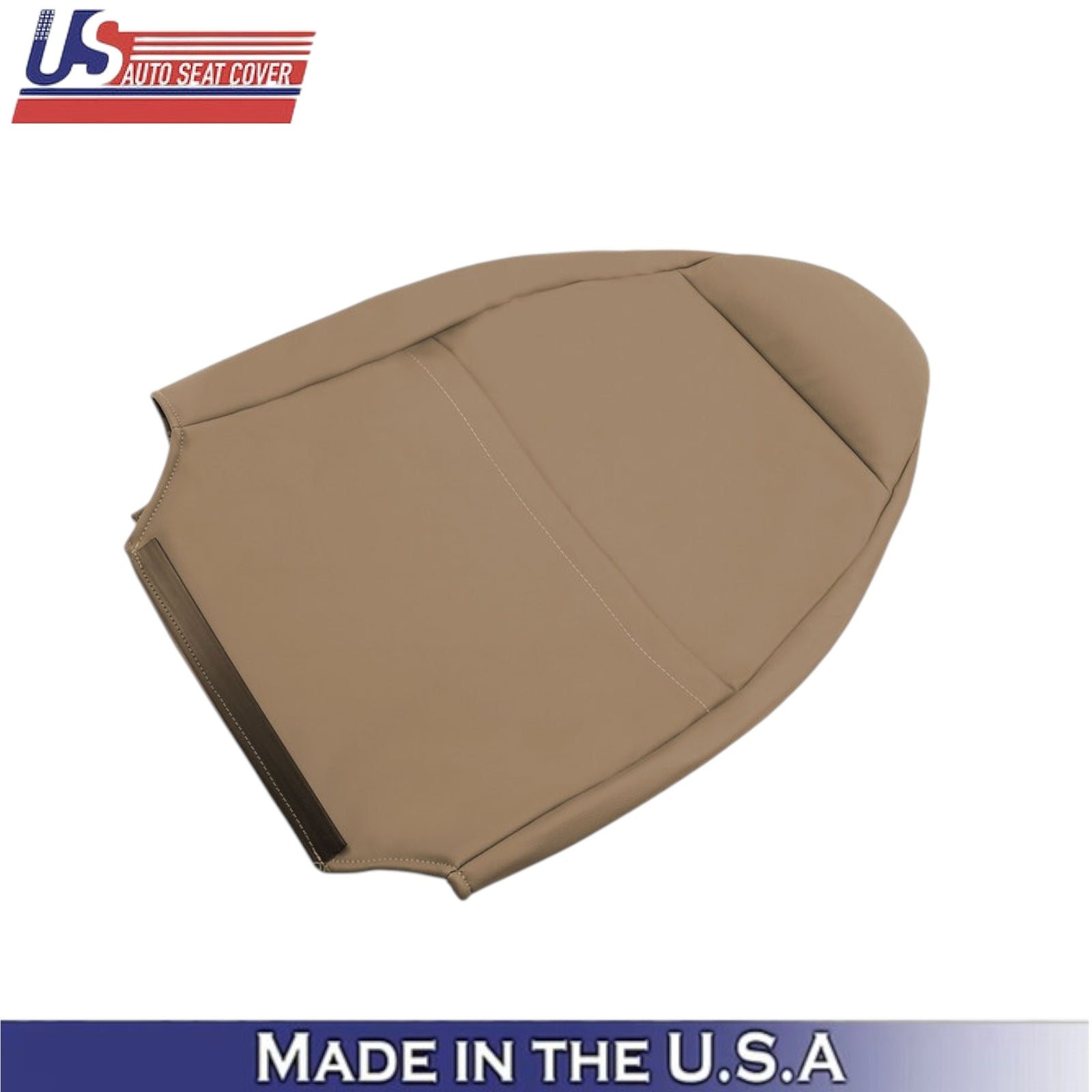 1997-2002 For Ford Expedition XLT Eddie Bauer Leather Front Top Seat Covers Tan