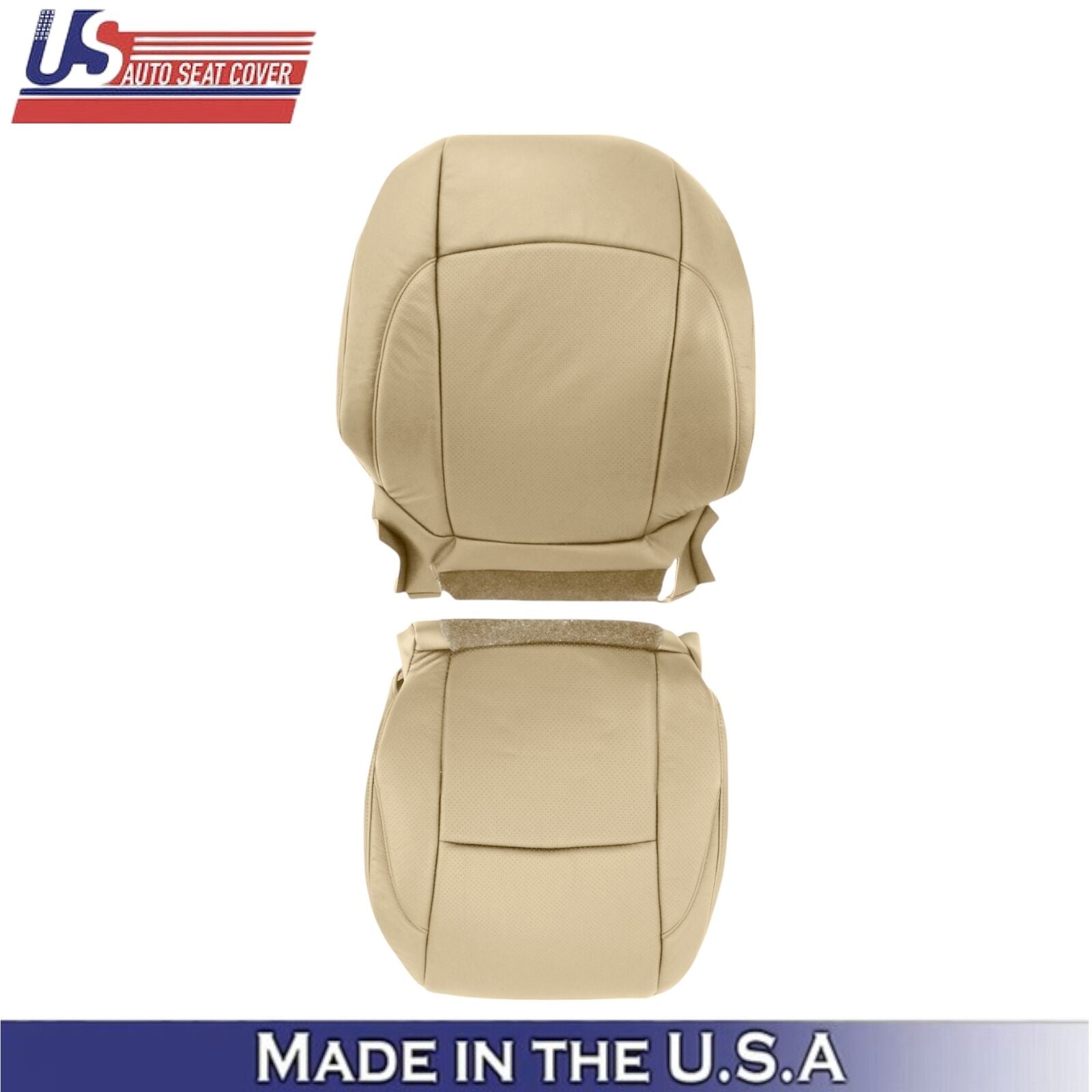 2007-2009 For Lexus ES350 Genuine Leather Passenger Side Covers Cashmere Tan