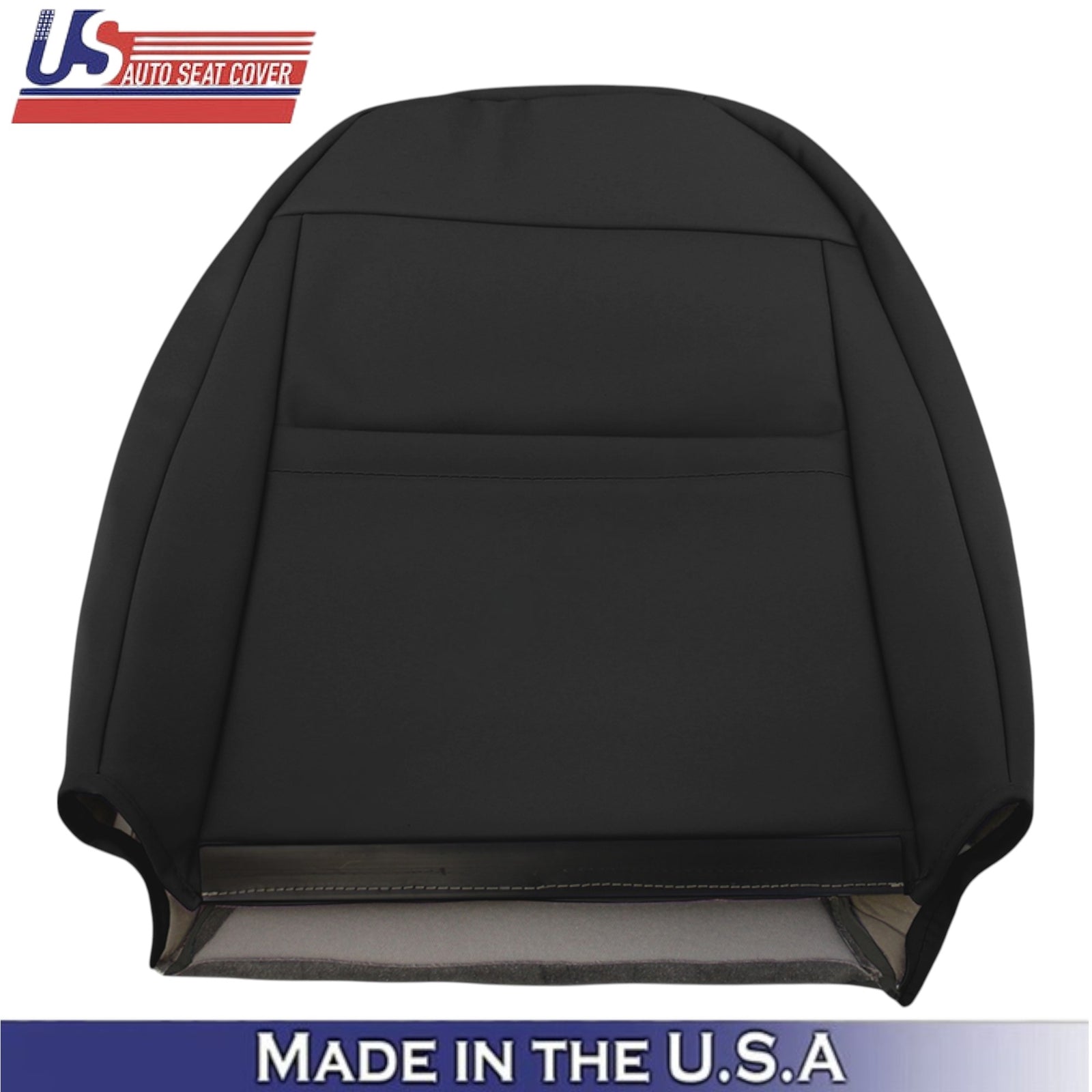 1999-2004 For Ford Mustang V6 Leatherette Driver Top Seat Cover Dark Charcoal