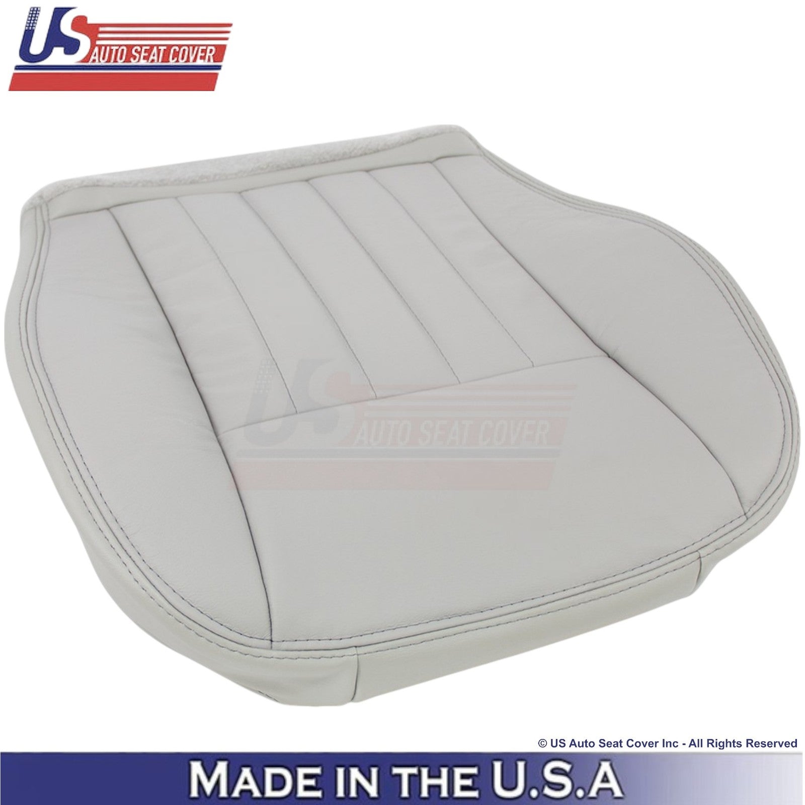 2005-2007 Fits Jeep Liberty Limited Passenger Genuine Leather Covers Graystone