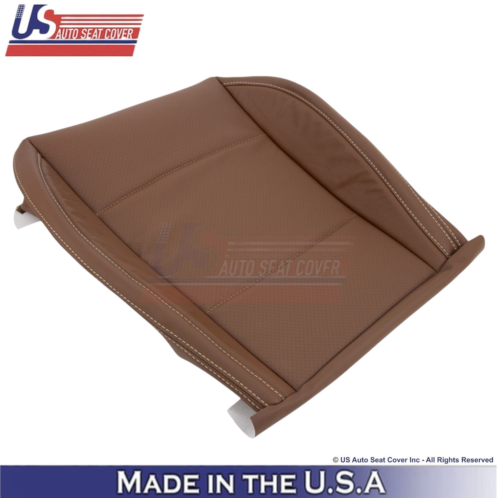 2015-2017 For Subaru Outback Leatherette Front Replacement Covers Slate Brown