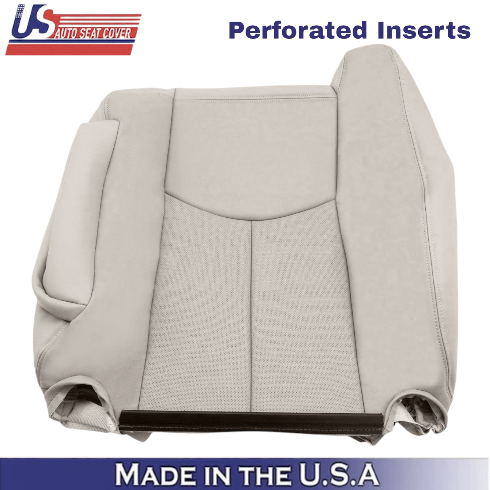 2003-2006 For Cadillac Escalade Leatherette Driver Top Seat Cover Shale Neutral