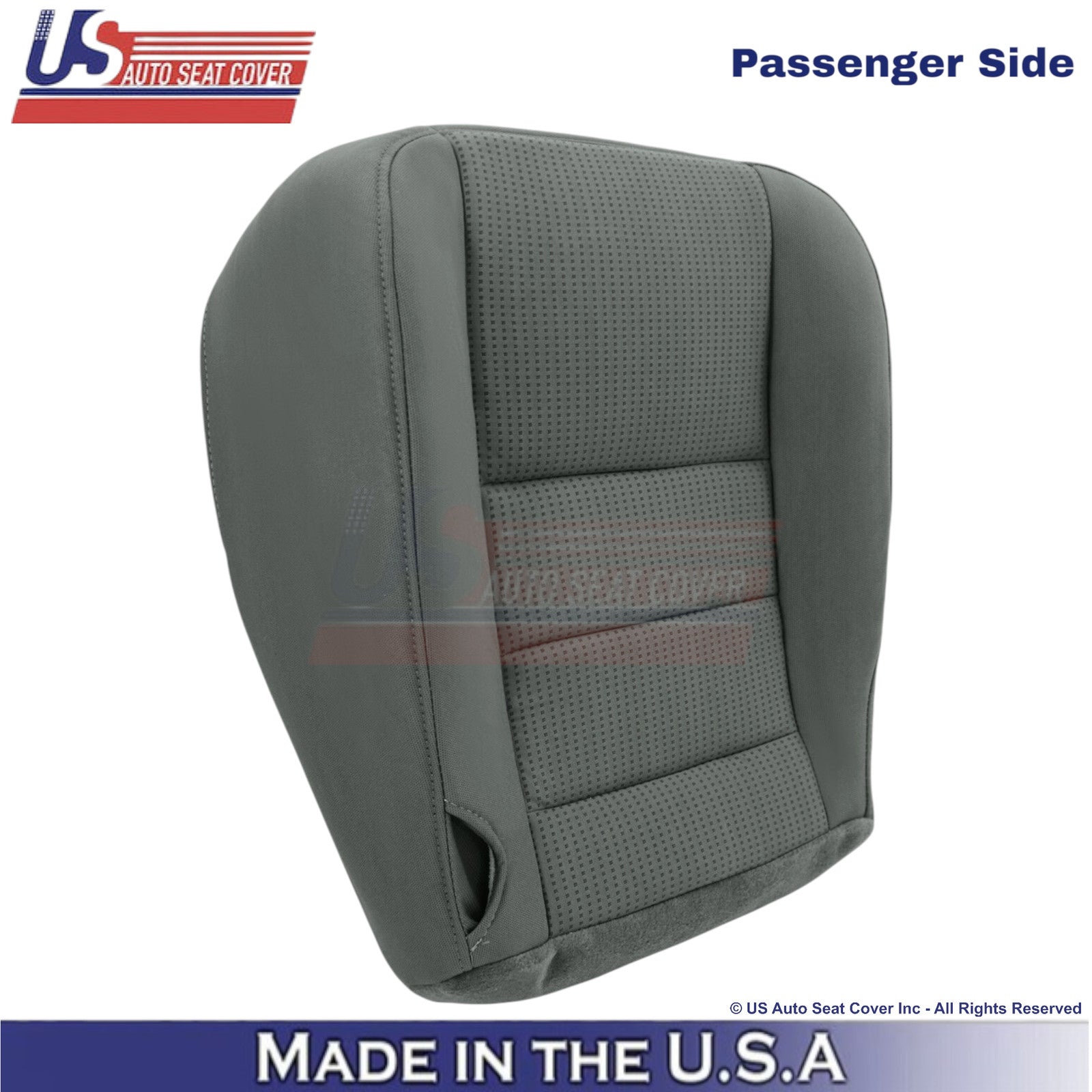 2008-2010 Fits Ford F-250 XLT Cloth Passenger Bottom Seat Cover Medium Stone