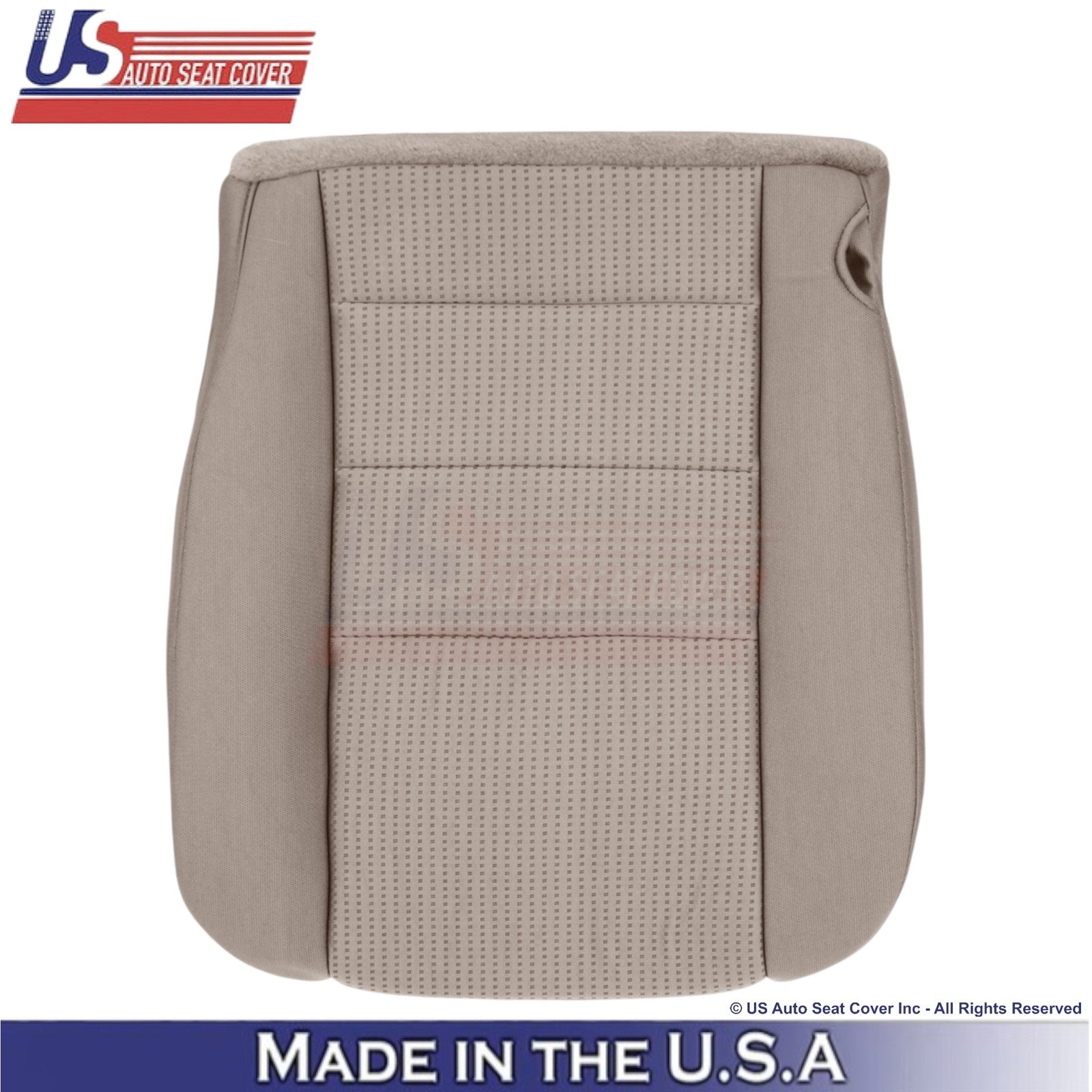 2008-2010 For Ford F-250 XLT Cloth Passenger Side Replacement Covers Camel Tan