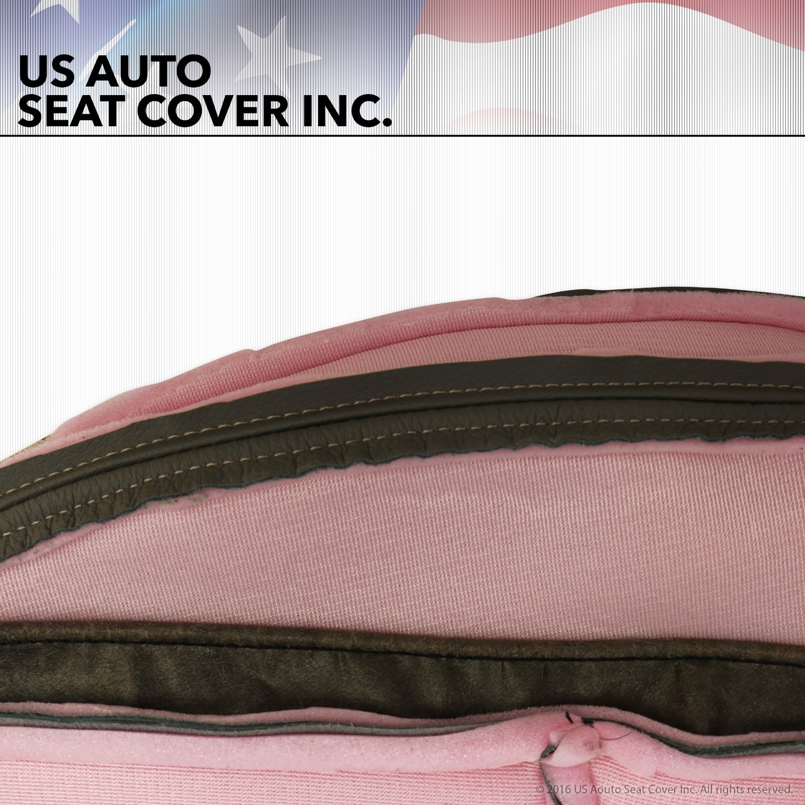 "2005-08" 2007 Ford F150 Driver Side Bottom Leather Seat Cover Medium Pebble Tan