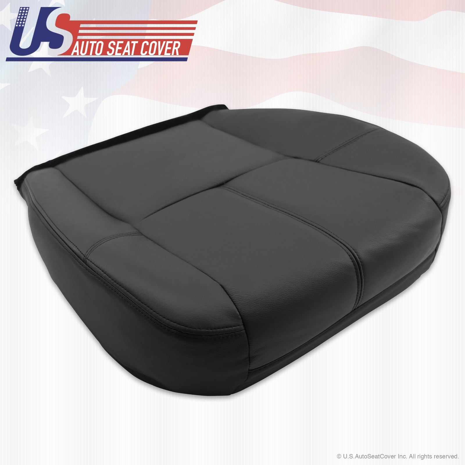 2007 2008 2009 2010 GMC SIERRA YUKON DRIVER BOTTOM LEATHER COVER & FOAM BLACK