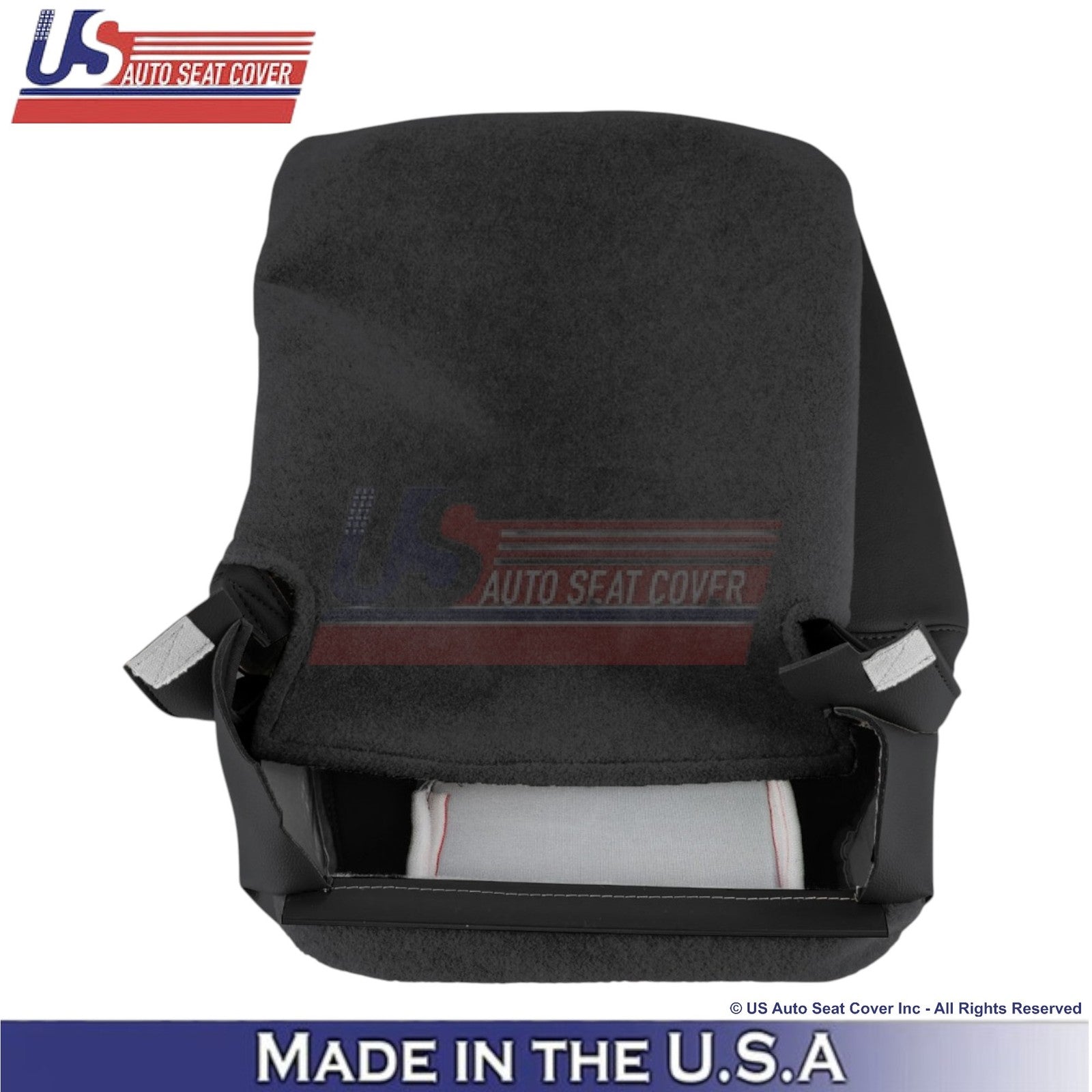 2011-2015 For Ford Explorer 2nd Row Passenger Side Bottom Leather Cover Black
