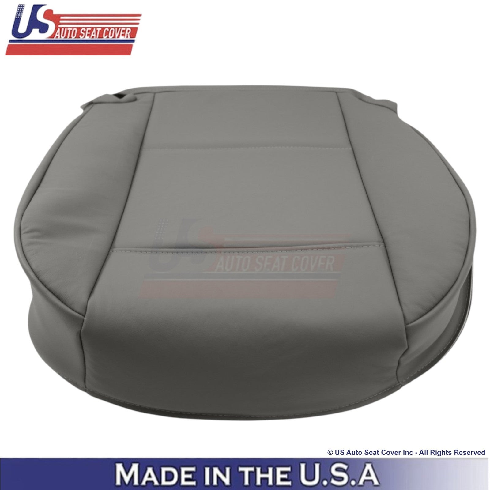 1998-2005 For BMW 3 Series E46 Leatherette Passenger Bottom Seat Cover Gray