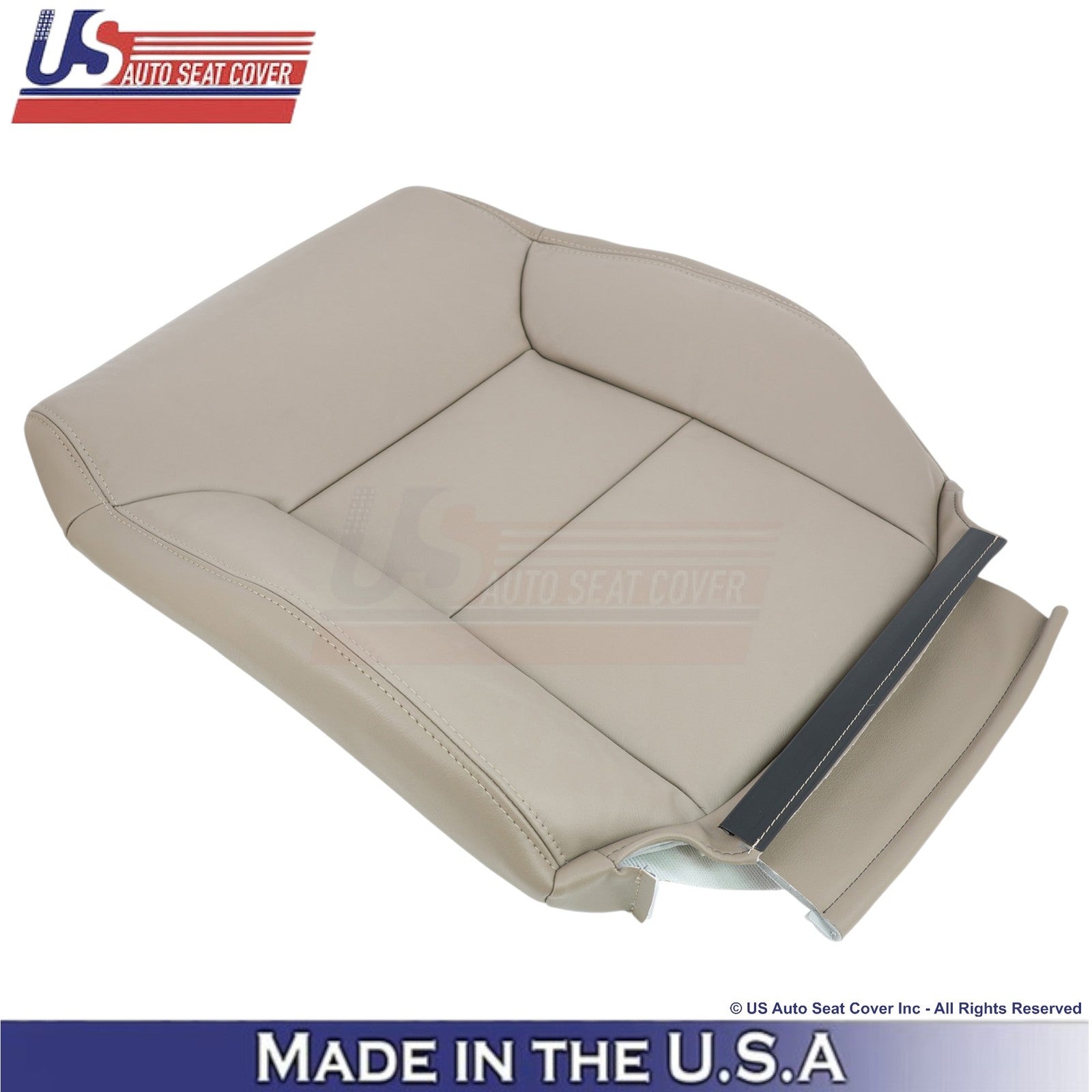1998-2003 Fits Toyota Sienna Genuine Leather Passenger Top Seat Cover Light Oak