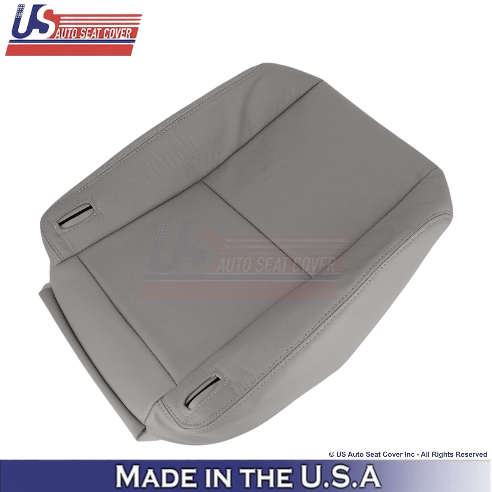 1998-2003 Fits Toyota Sienna Genuine Leather Front Replacement Seat Covers Gray
