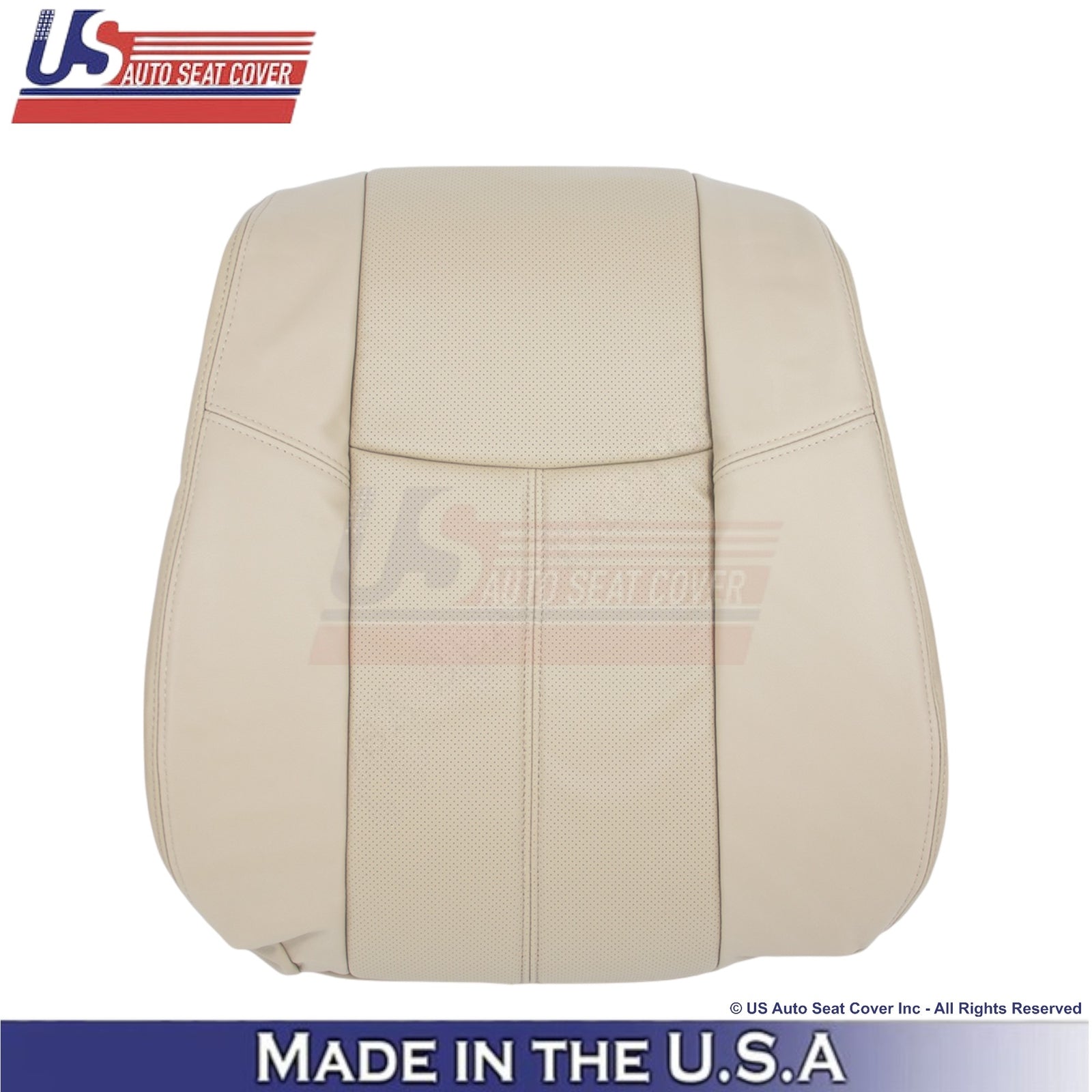 2013-2020 For Nissan Pathfinder Leather Front Top Replacement Seat Covers Almond