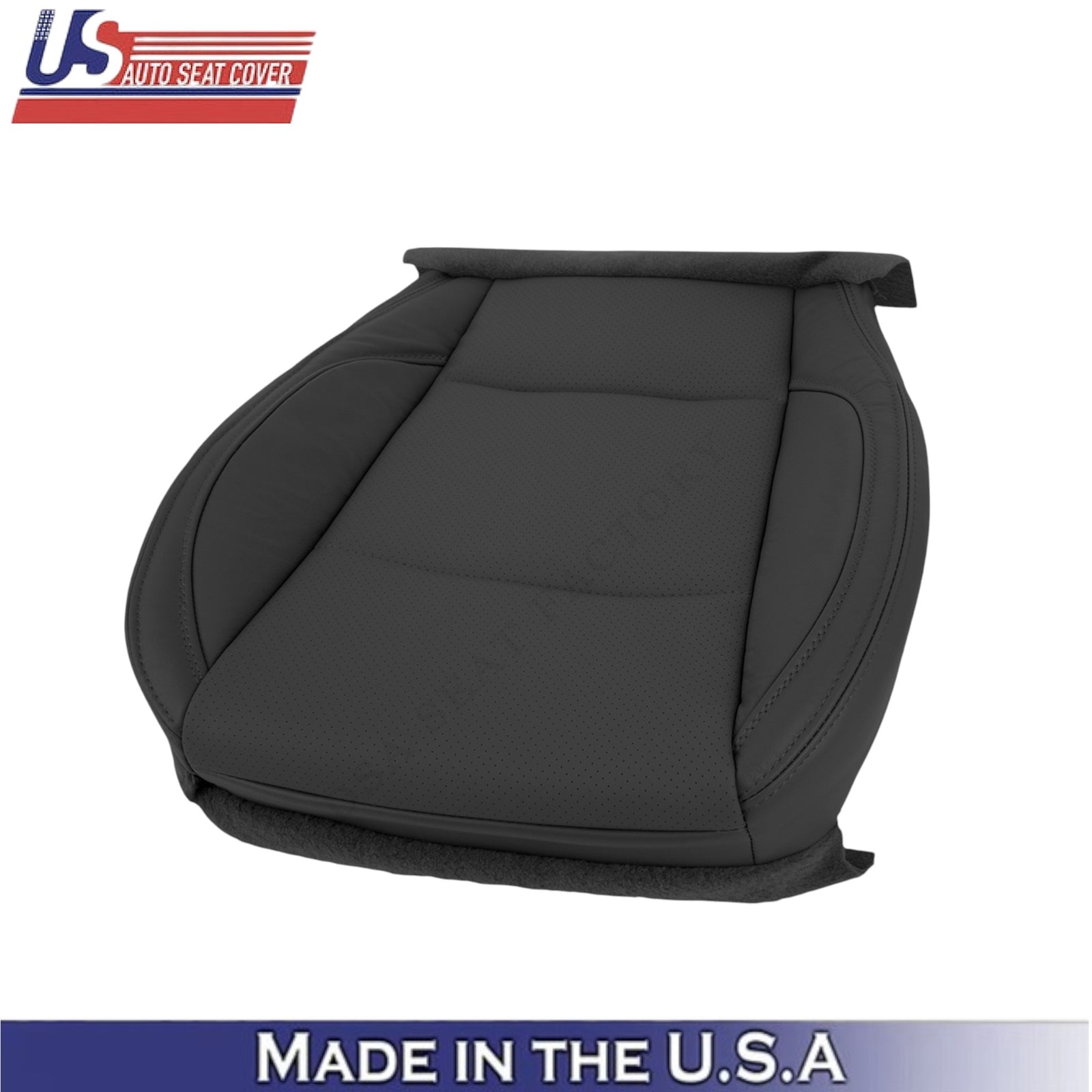 2018-2019 For Subaru Outback Leatherette Front Bottom Replacement Covers Black