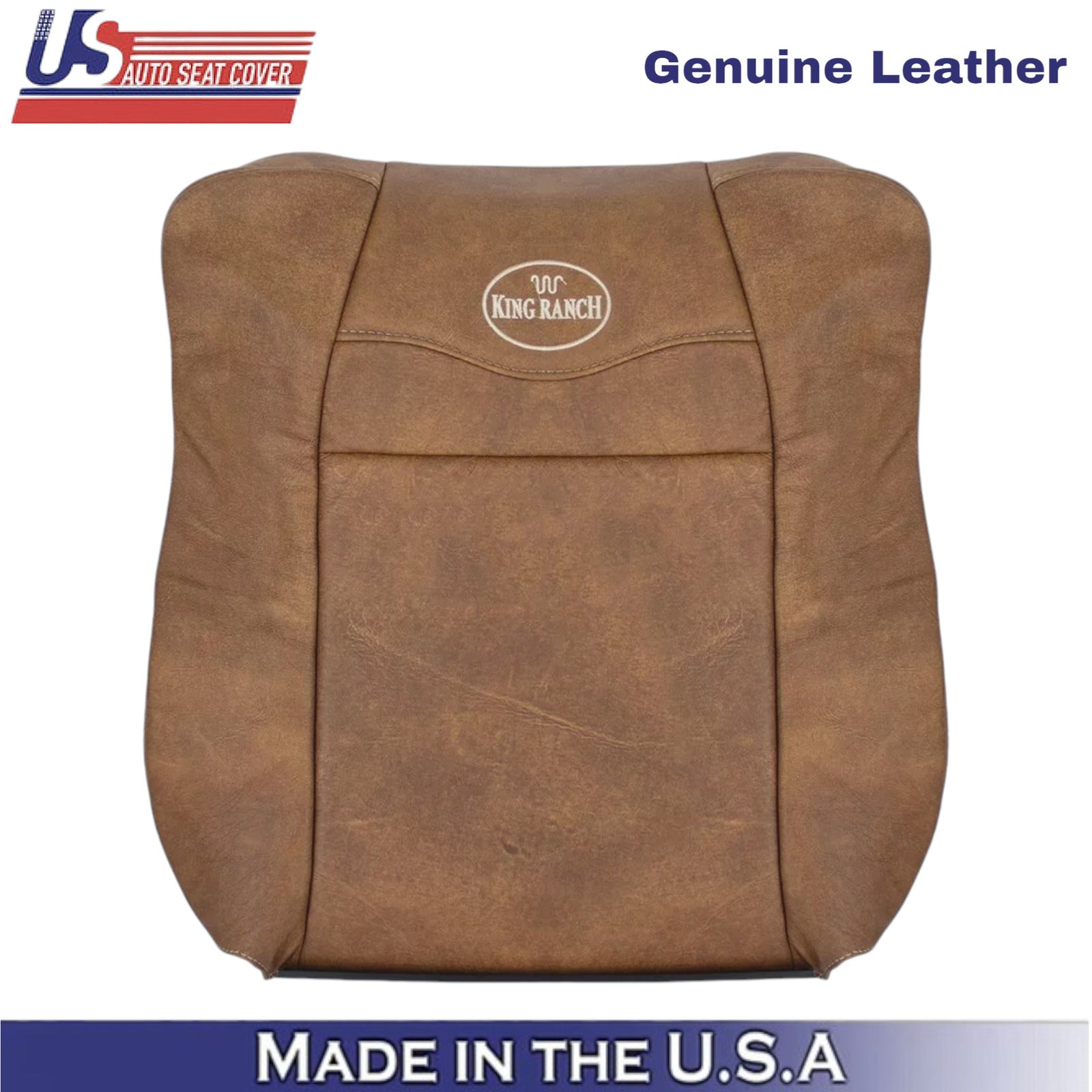2001-2003 For Ford F150 King Ranch Leather Driver Side Replacement Seat Covers