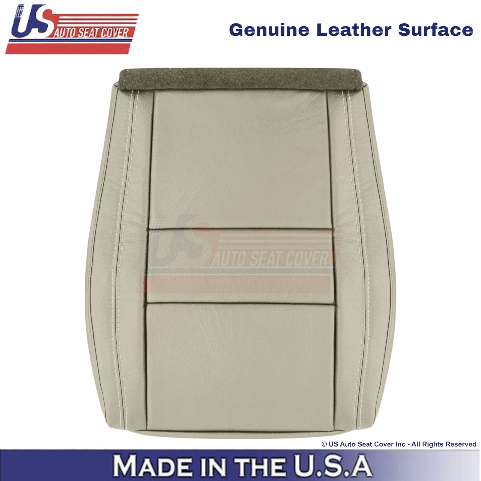 2011-2022 For Dodge Durango Genuine Leather Driver Bottom Cover Lt. Frost Beige