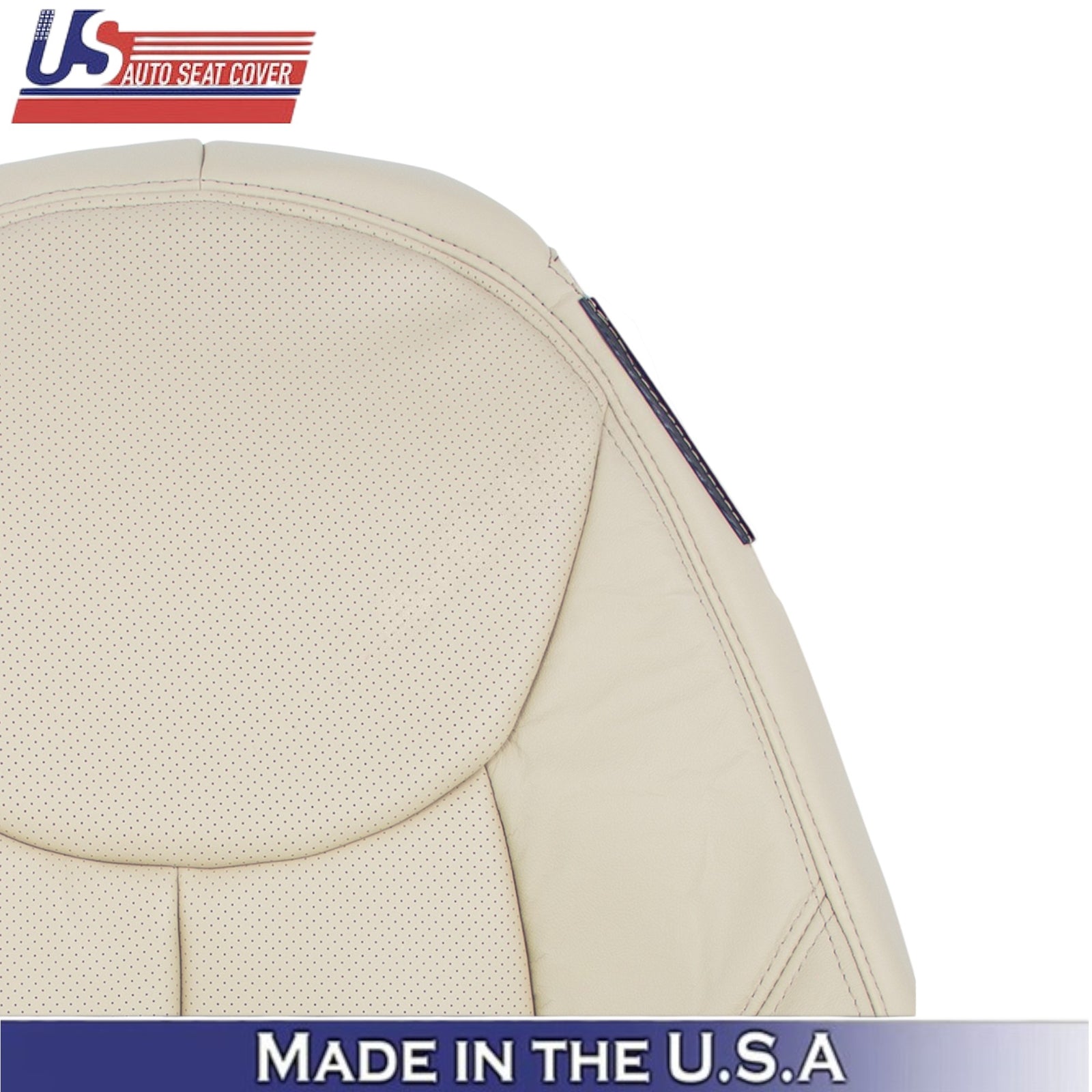 2003-2007 for Mercedes Benz R230 SL500 Driver Seat Covers Genuine Leather Beige