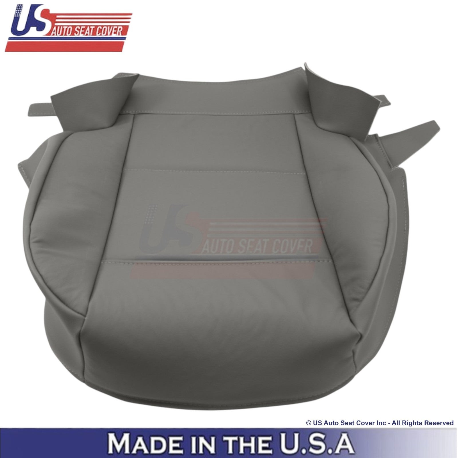 1998-2005 For BMW 3 Series E46 Genuine Leather Driver Bottom Seat Cover Gray