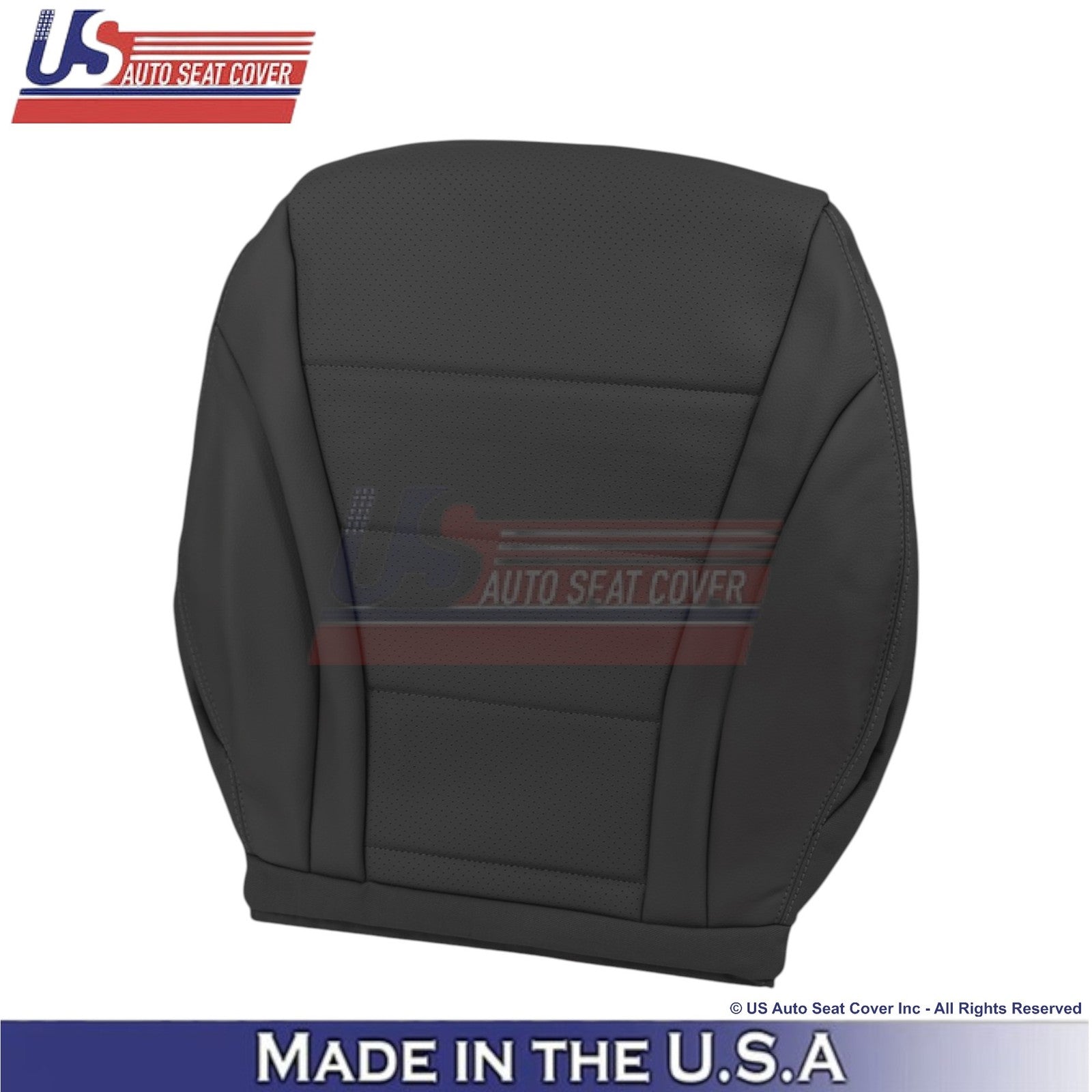 2016-2021 For Mercedes Benz GLC Class Leather Front Bottom Seat Covers Black
