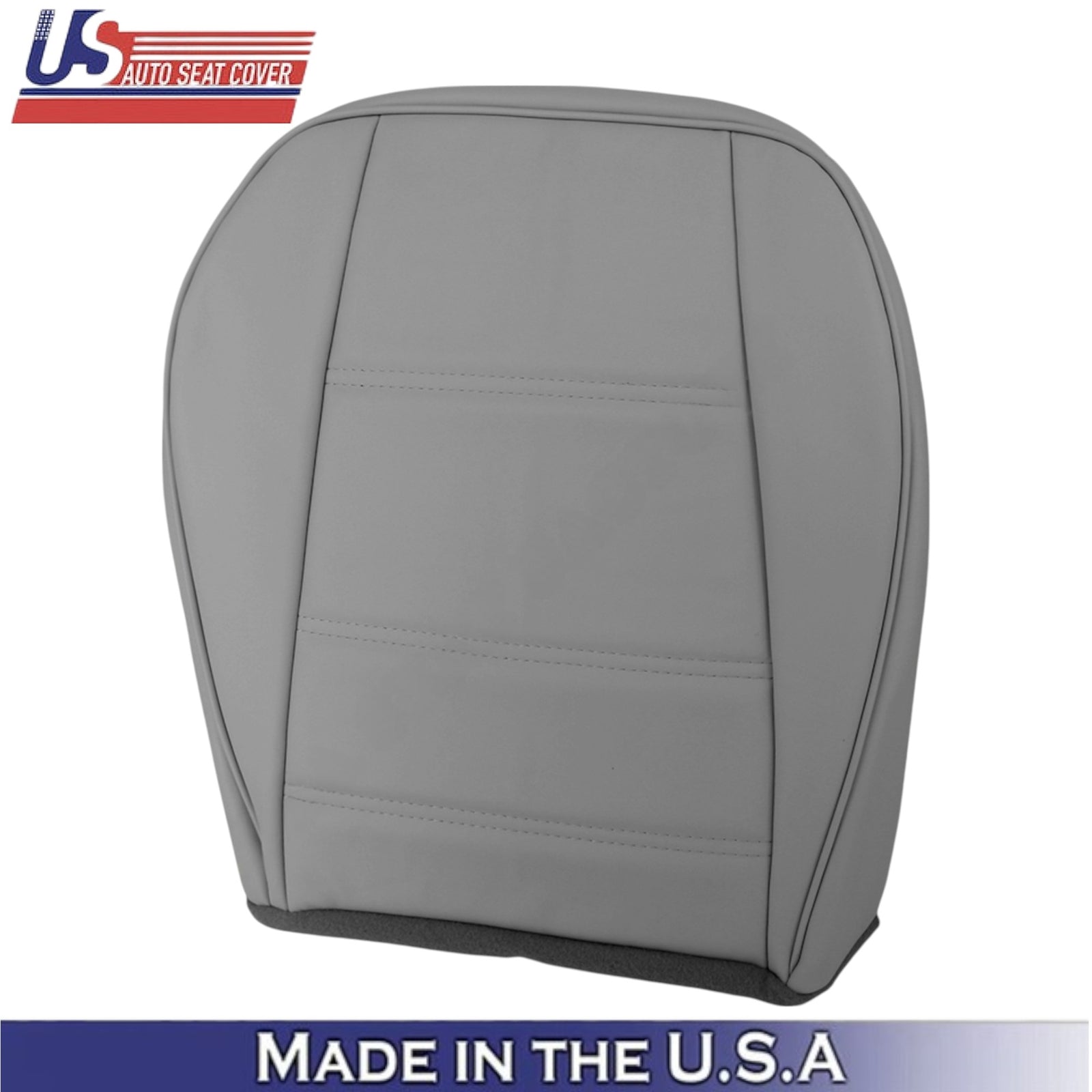 1999-2004 For Ford Mustang V6 Leatherette Front Seat Covers Medium Graphite Gray