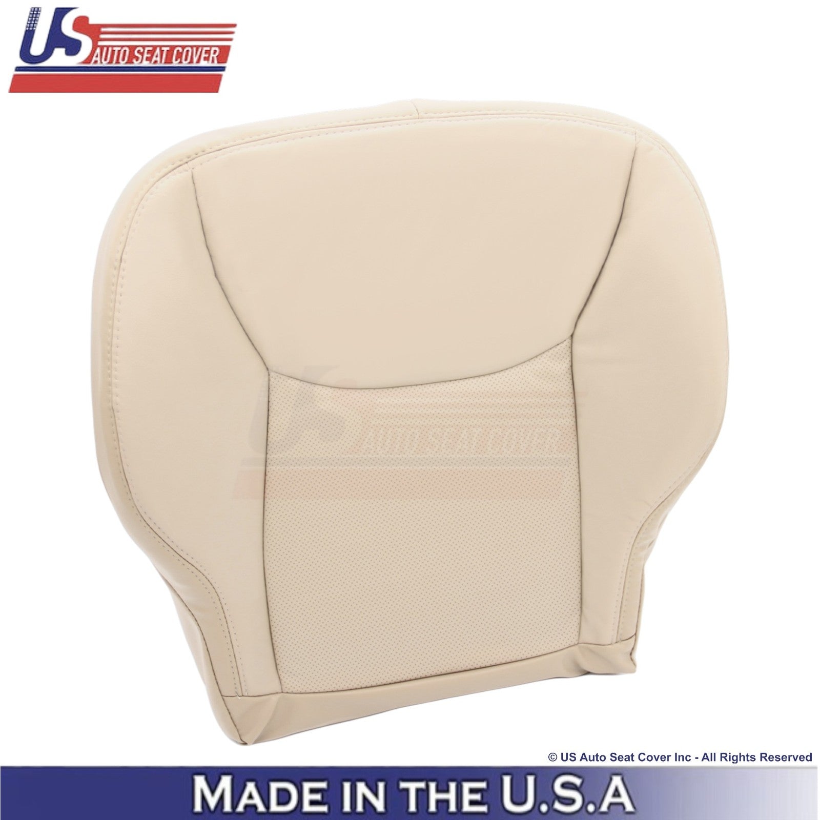 2003-2006 Fits Mercedes-Benz S-Class Leatherette Half Perf. Bottom Covers Pebble